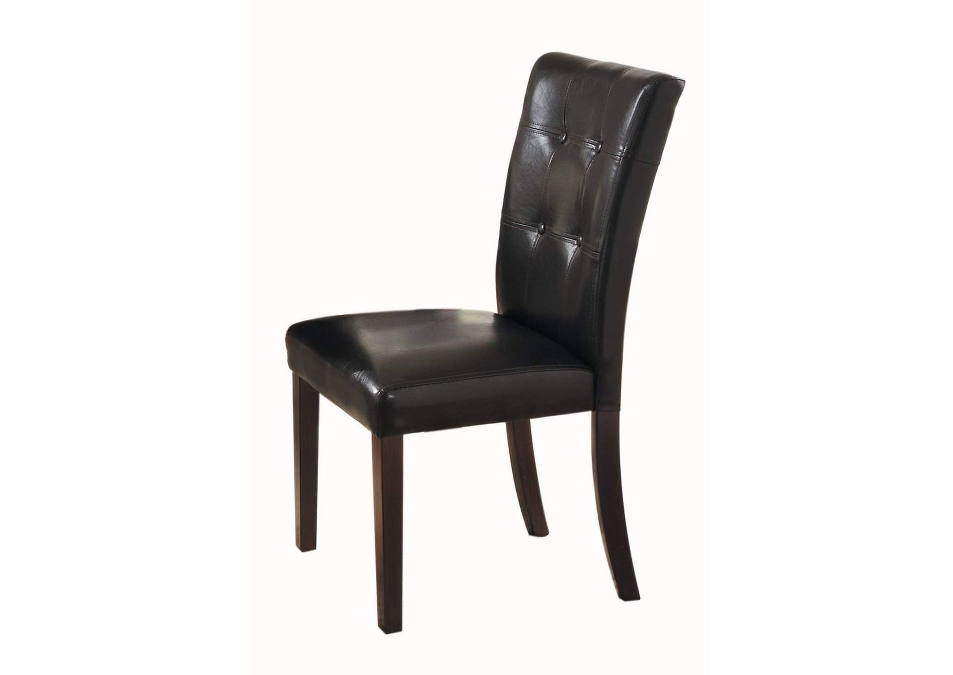 Side Chair; Drk Brw P/U,Homelegance