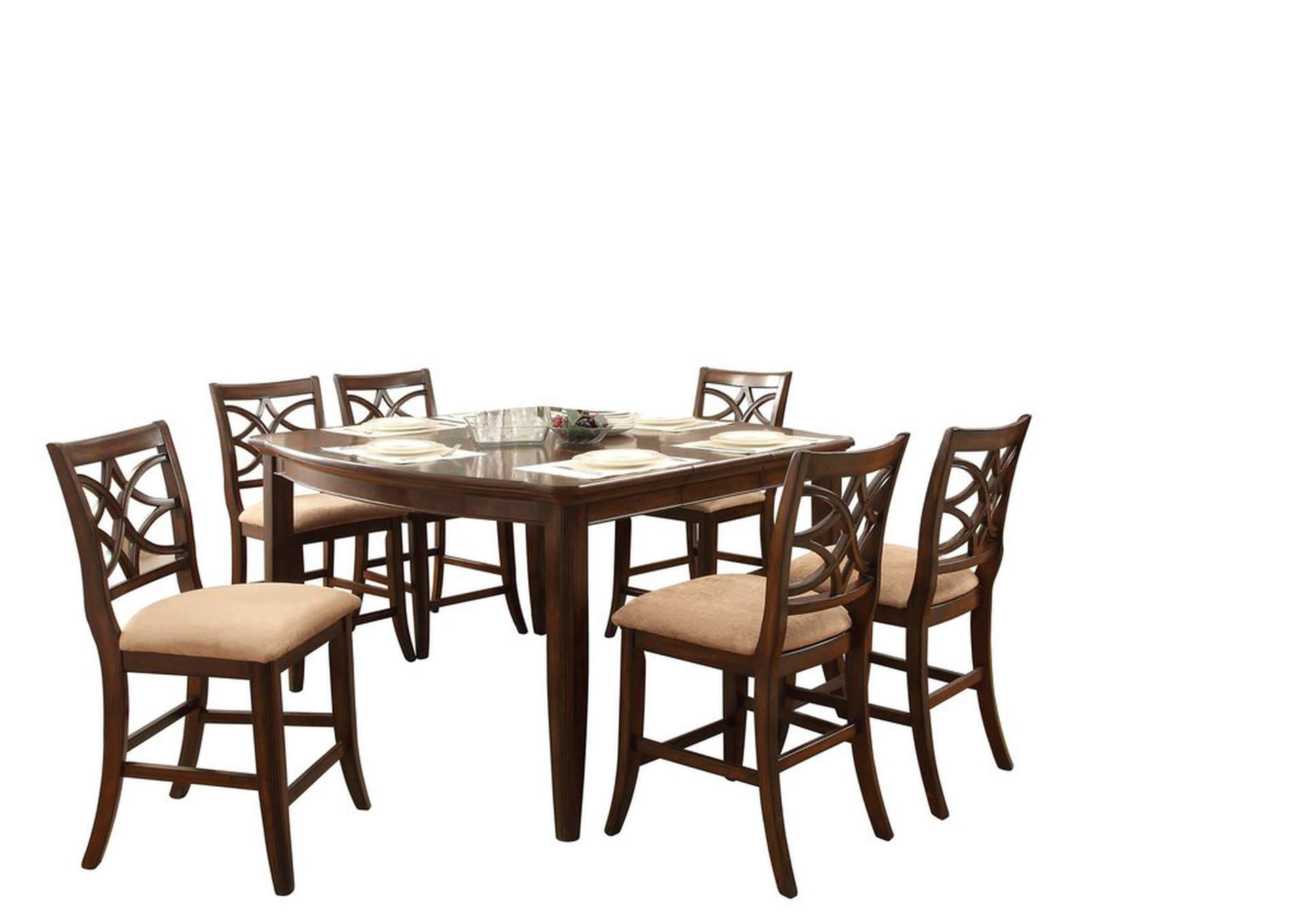 Counter Height Table; 14In Lf; Chry,Homelegance