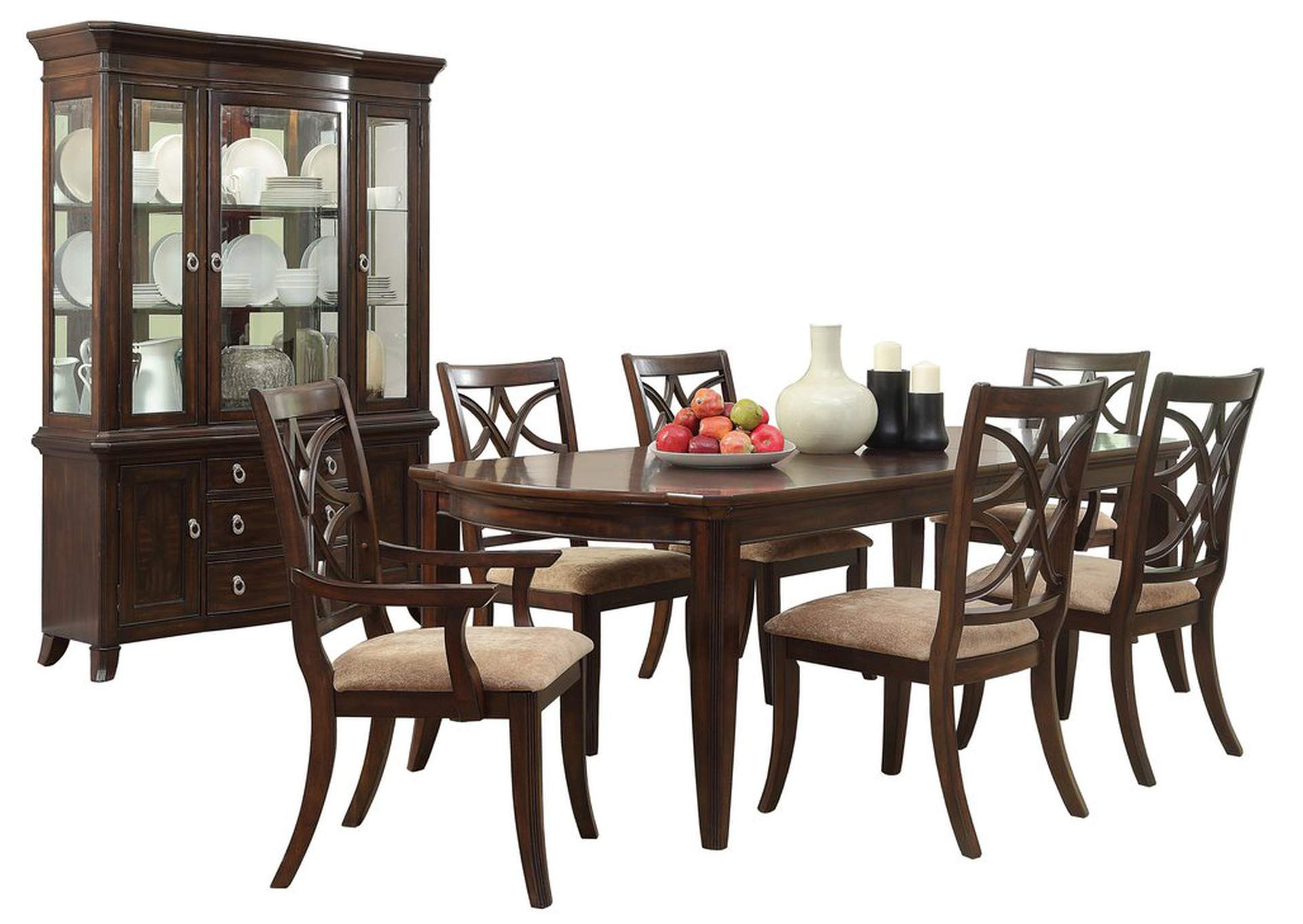 Dining Table; 2*14In Lf;Birch Vnr,Homelegance