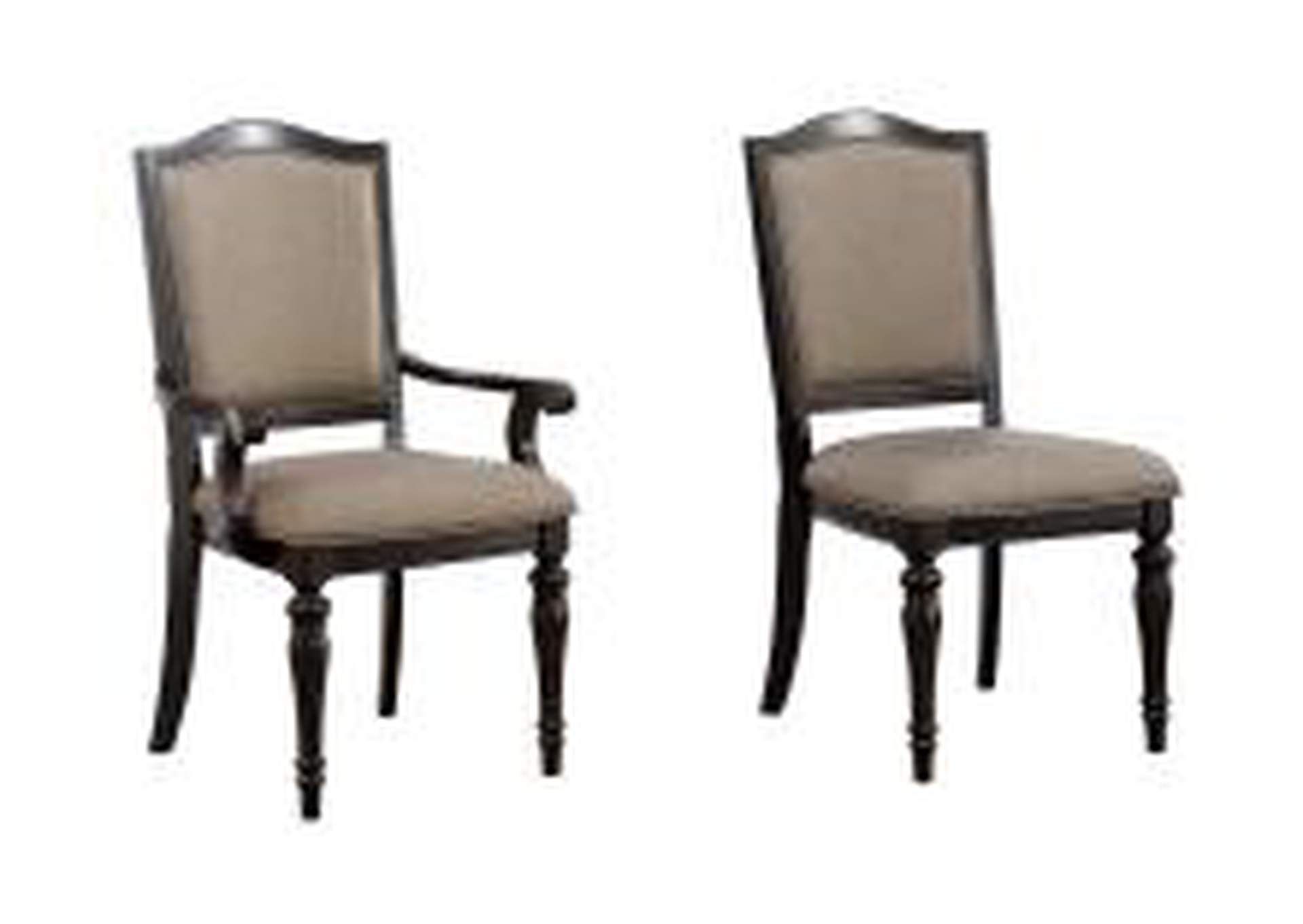 Side Chair Without Nailheads,Homelegance