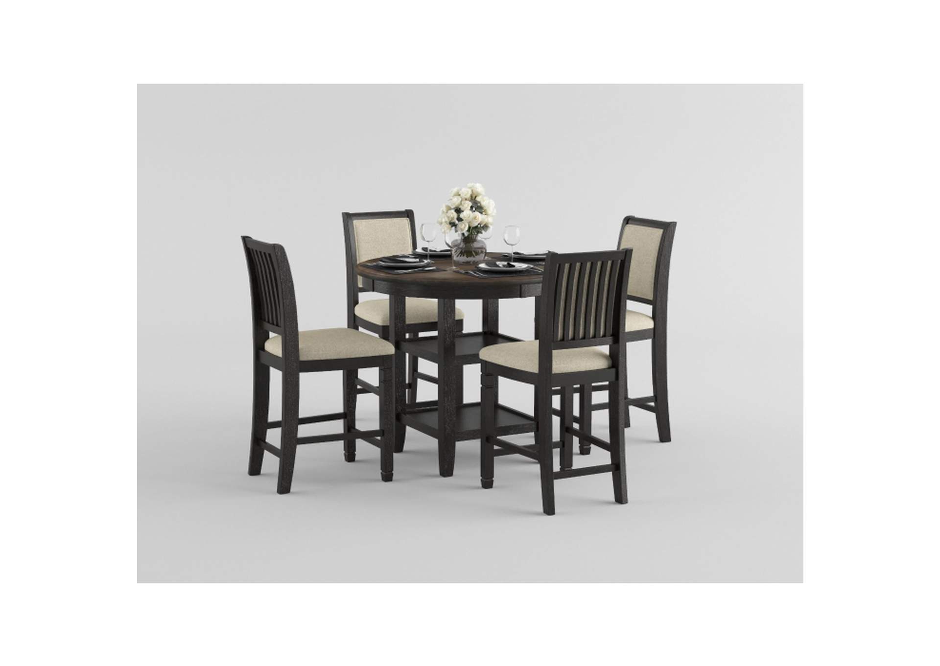 Asher Counter Height Table,Homelegance