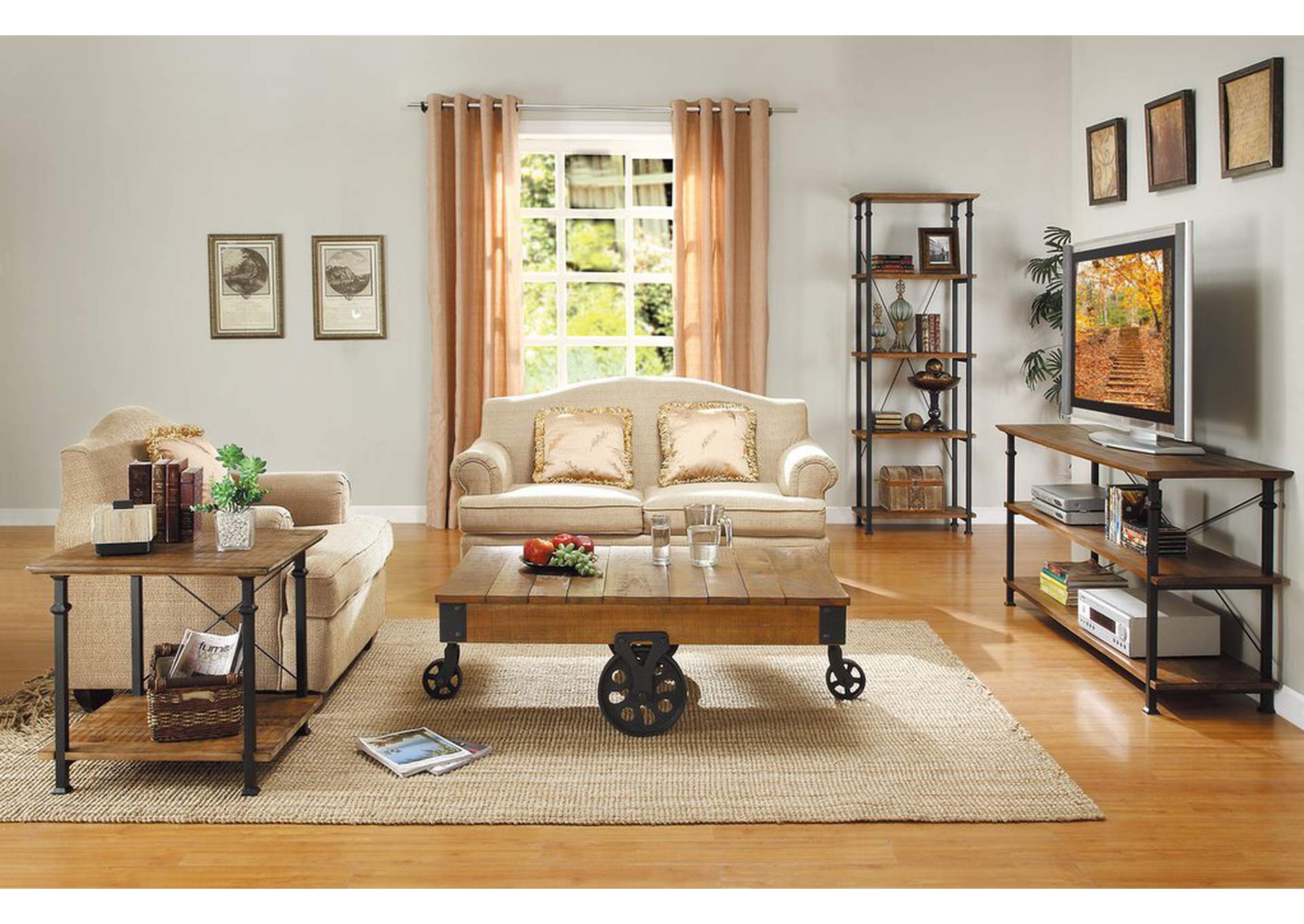 Sofa Table; Solid Top,Homelegance