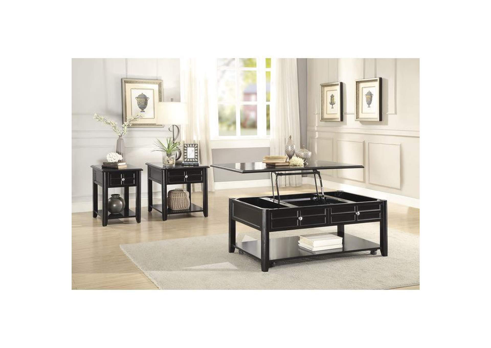 Carrier Lift Top Cocktail Table,Homelegance
