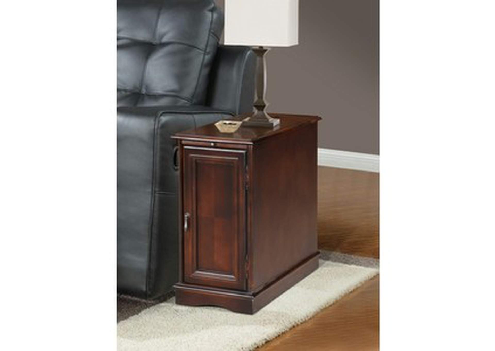 Desks espeso Chairside Table W/Power Charger,Espeso,3A,Homelegance