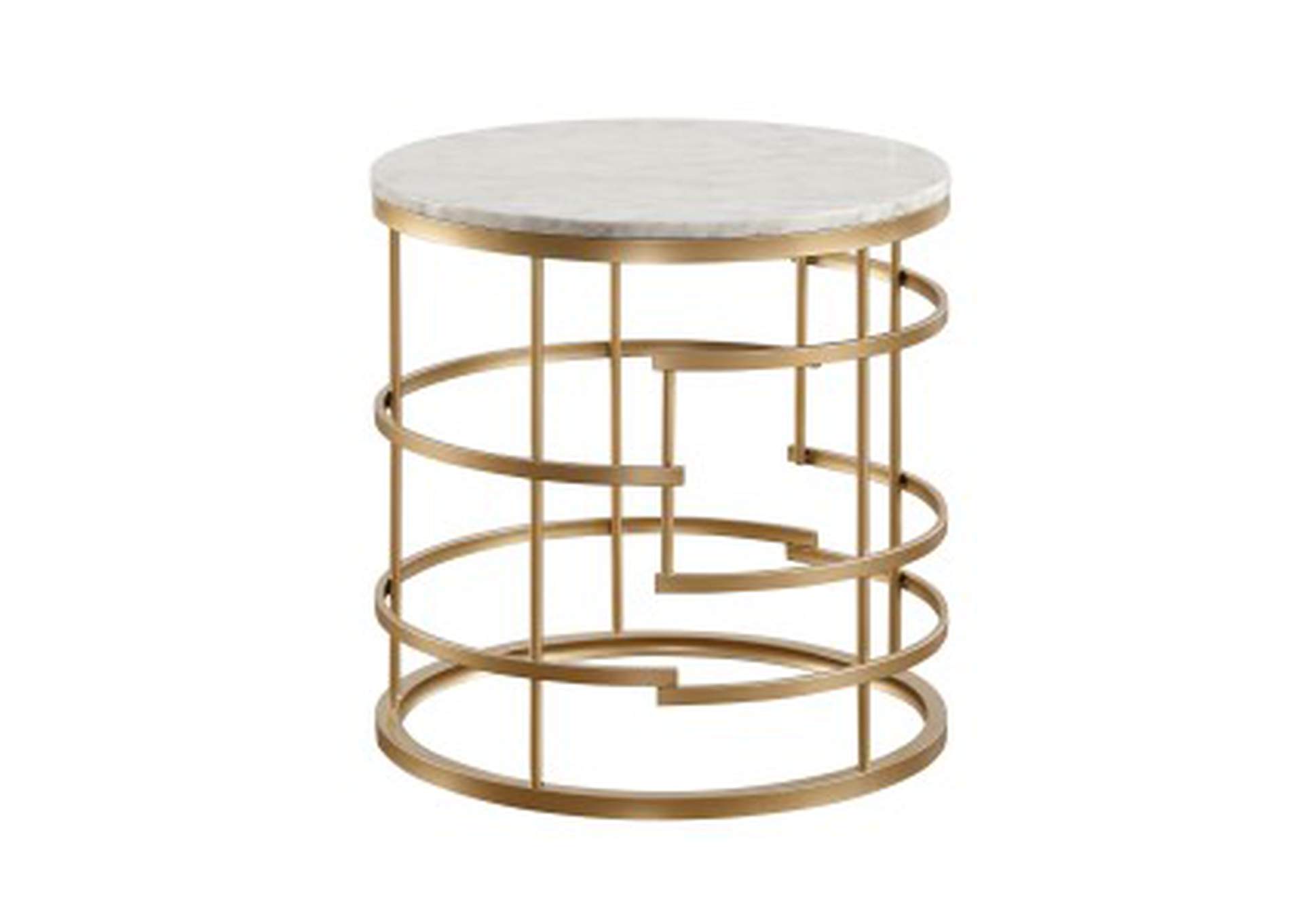 Brassica End Table,Homelegance