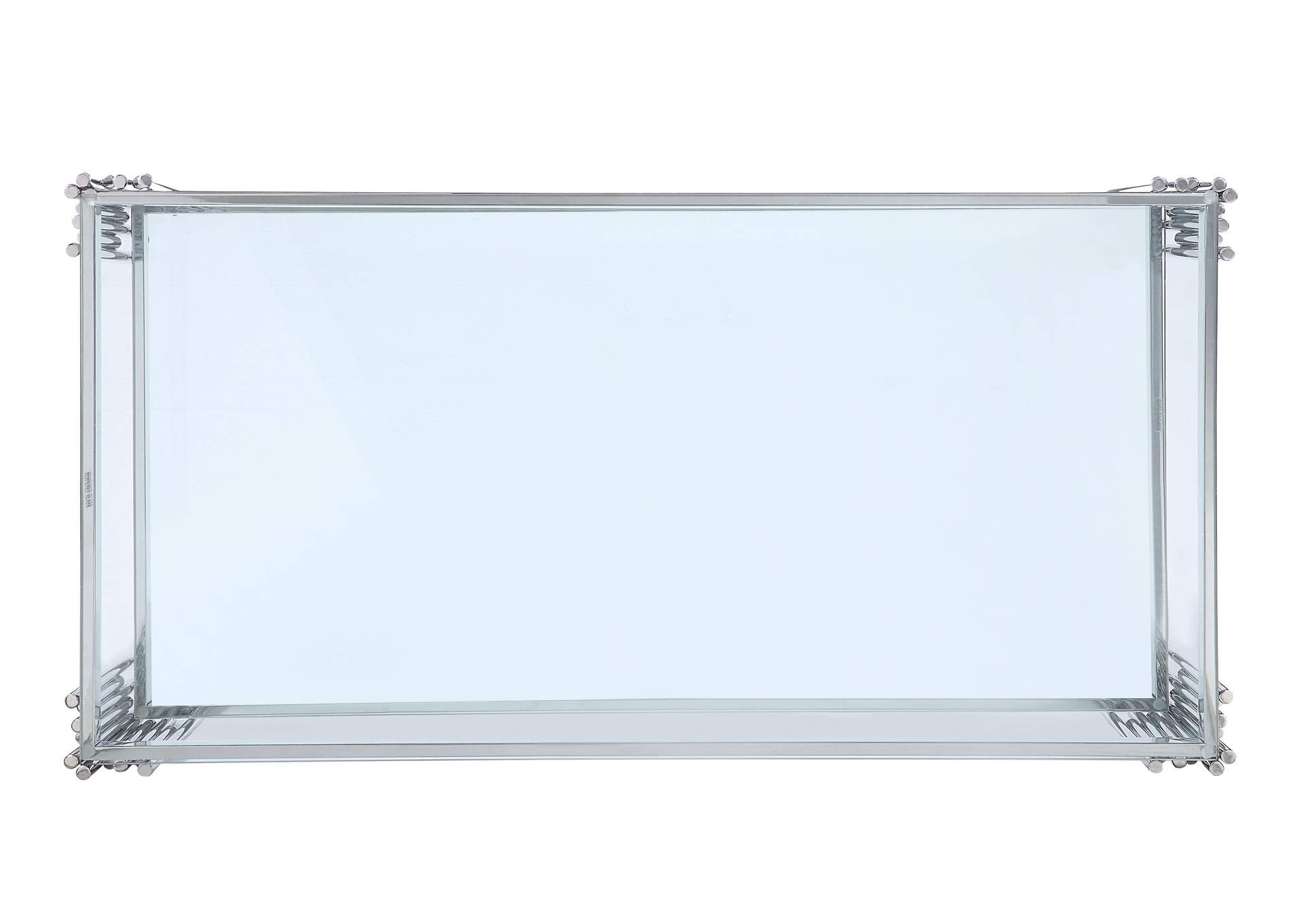 Porfirio Clear Cocktail Table,Homelegance