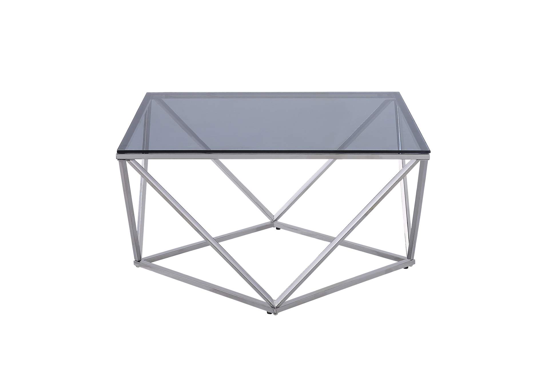 Rex Clear Cocktail Table,Homelegance