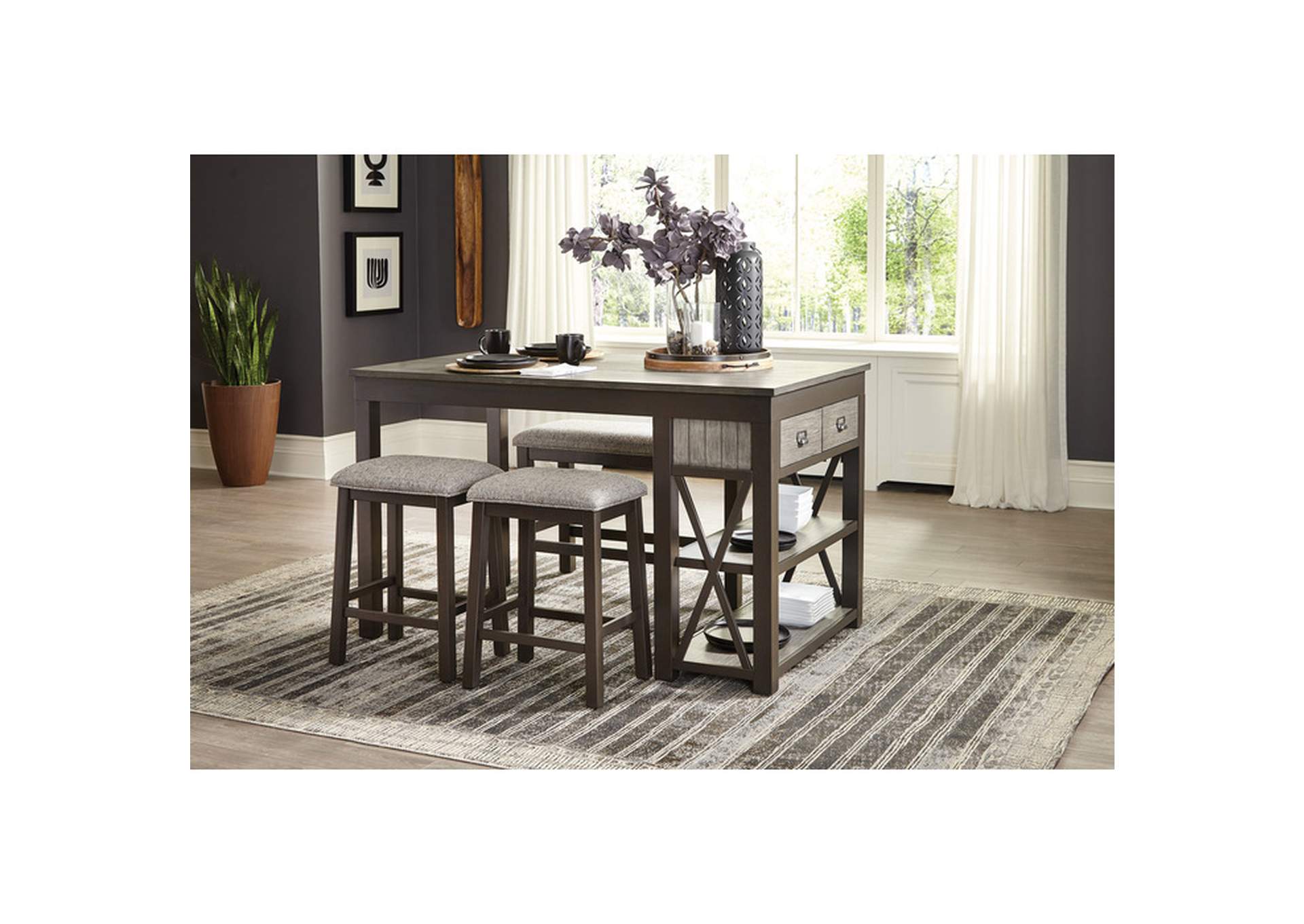 Elias Counter Height Bench,Homelegance