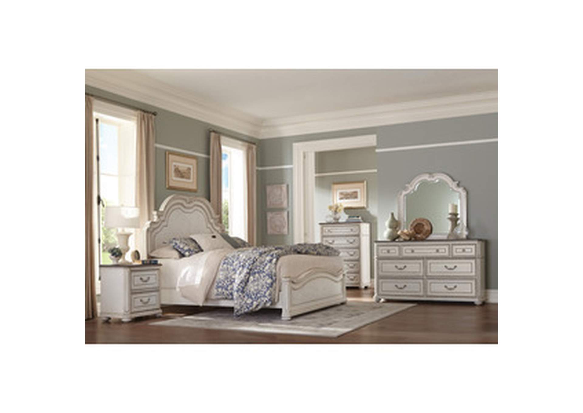 Willowick Queen Panel Bed,Homelegance