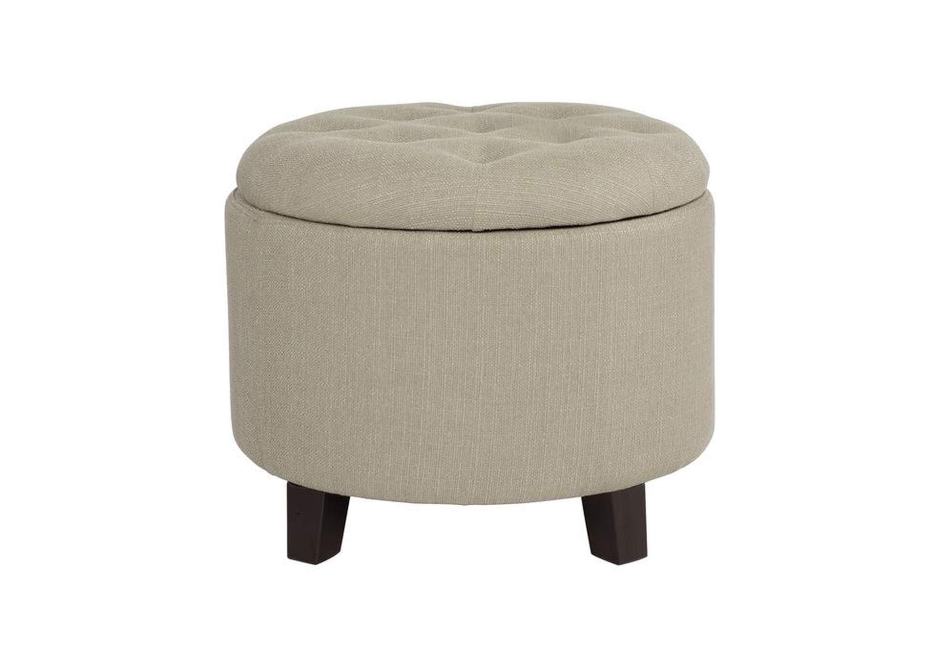 Cleo Storage Ottoman,Homelegance