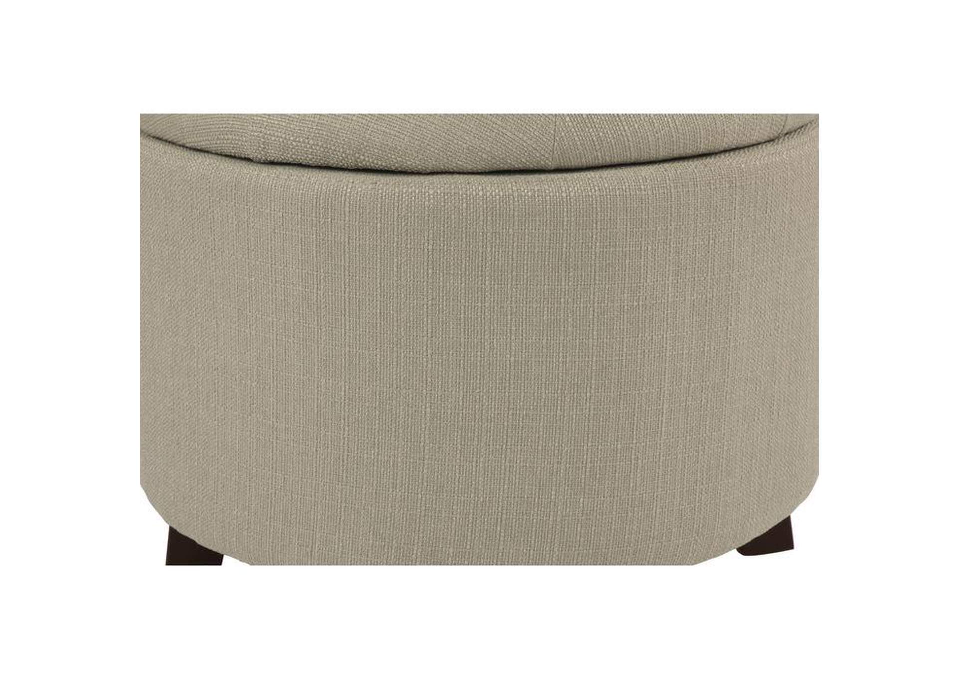 Cleo Storage Ottoman,Homelegance