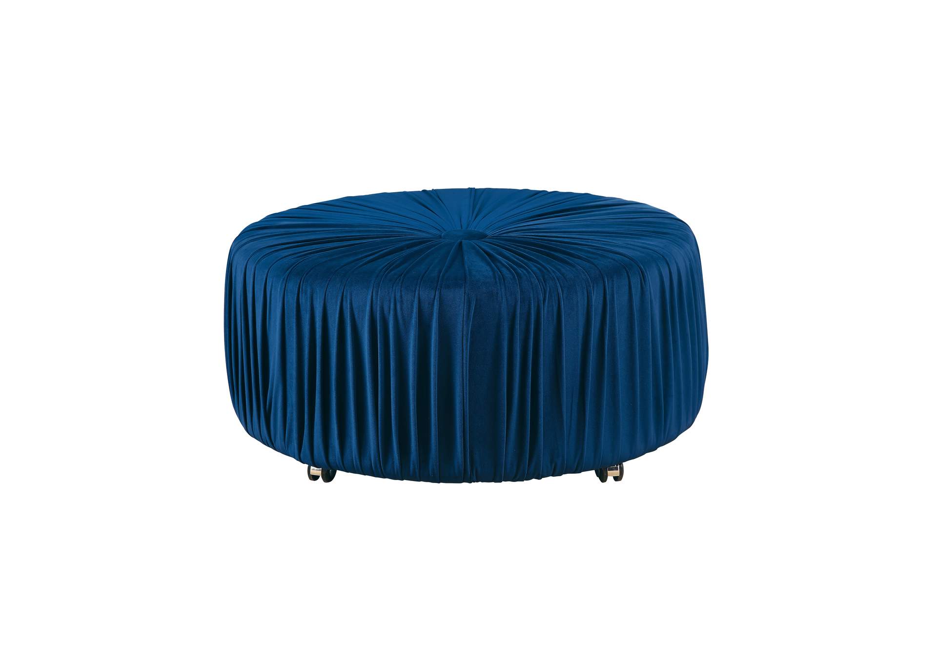 Navy Ottoman,Homelegance