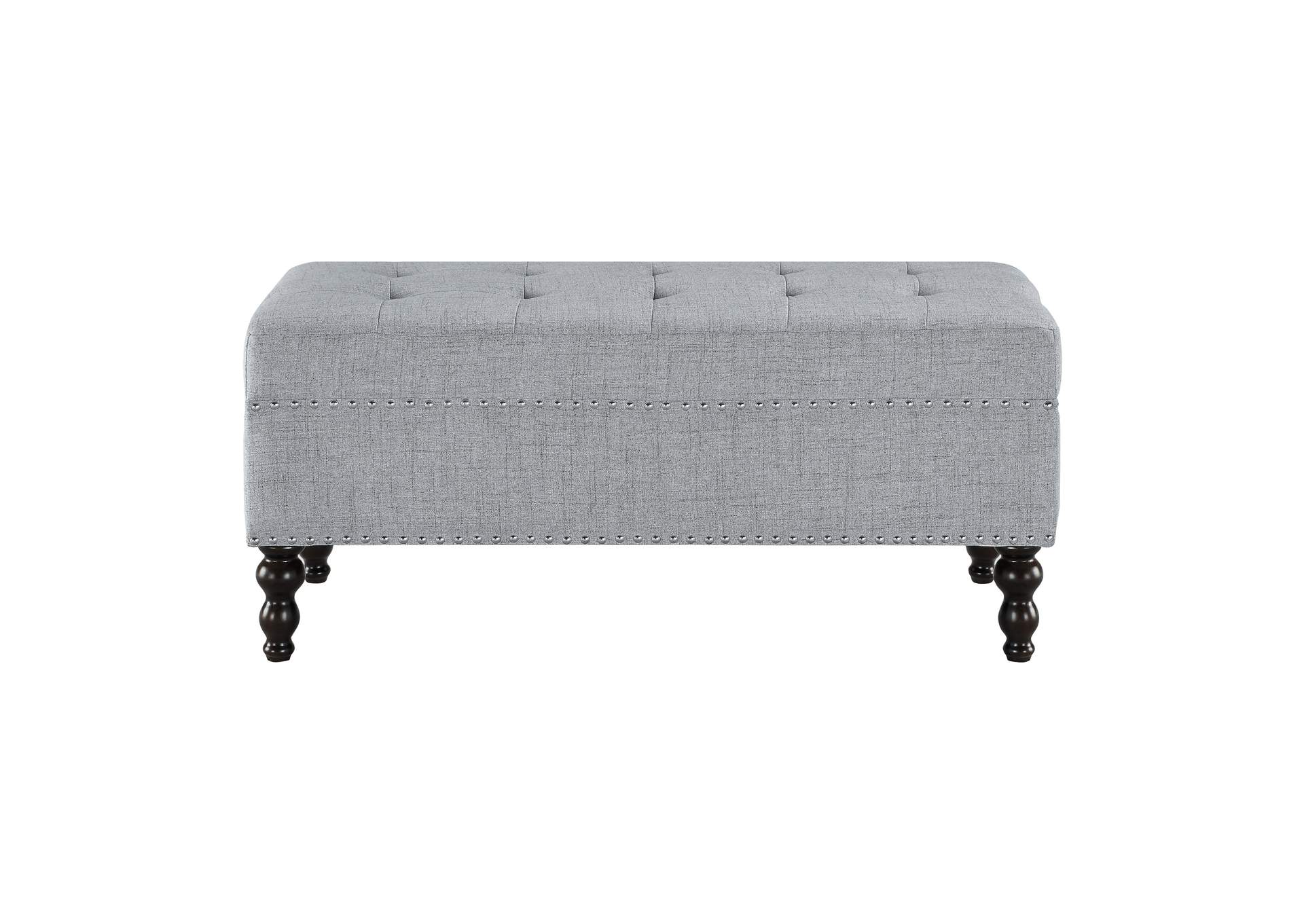 Light Gray Bench,Homelegance