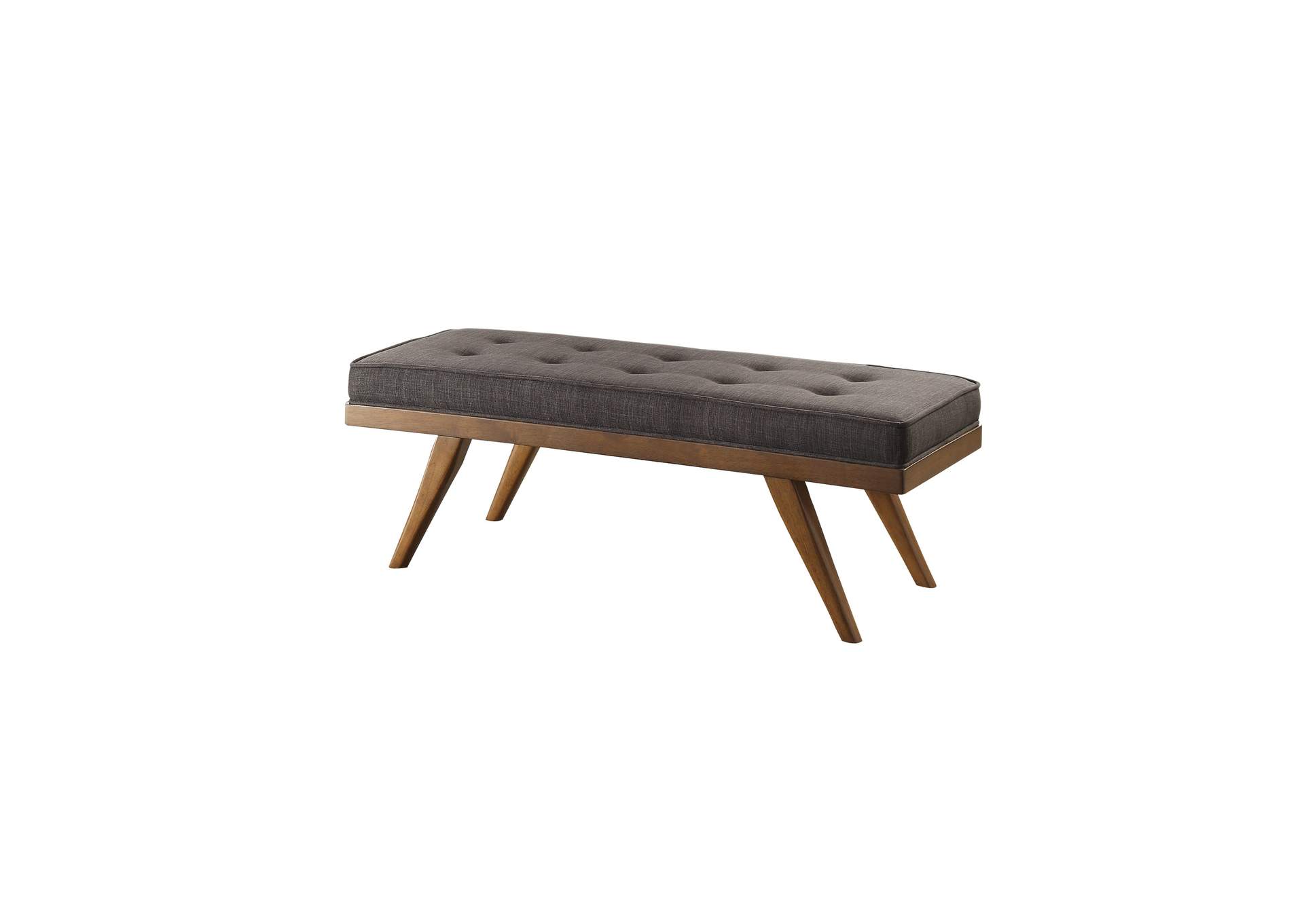 Dark Gray Bench,Homelegance