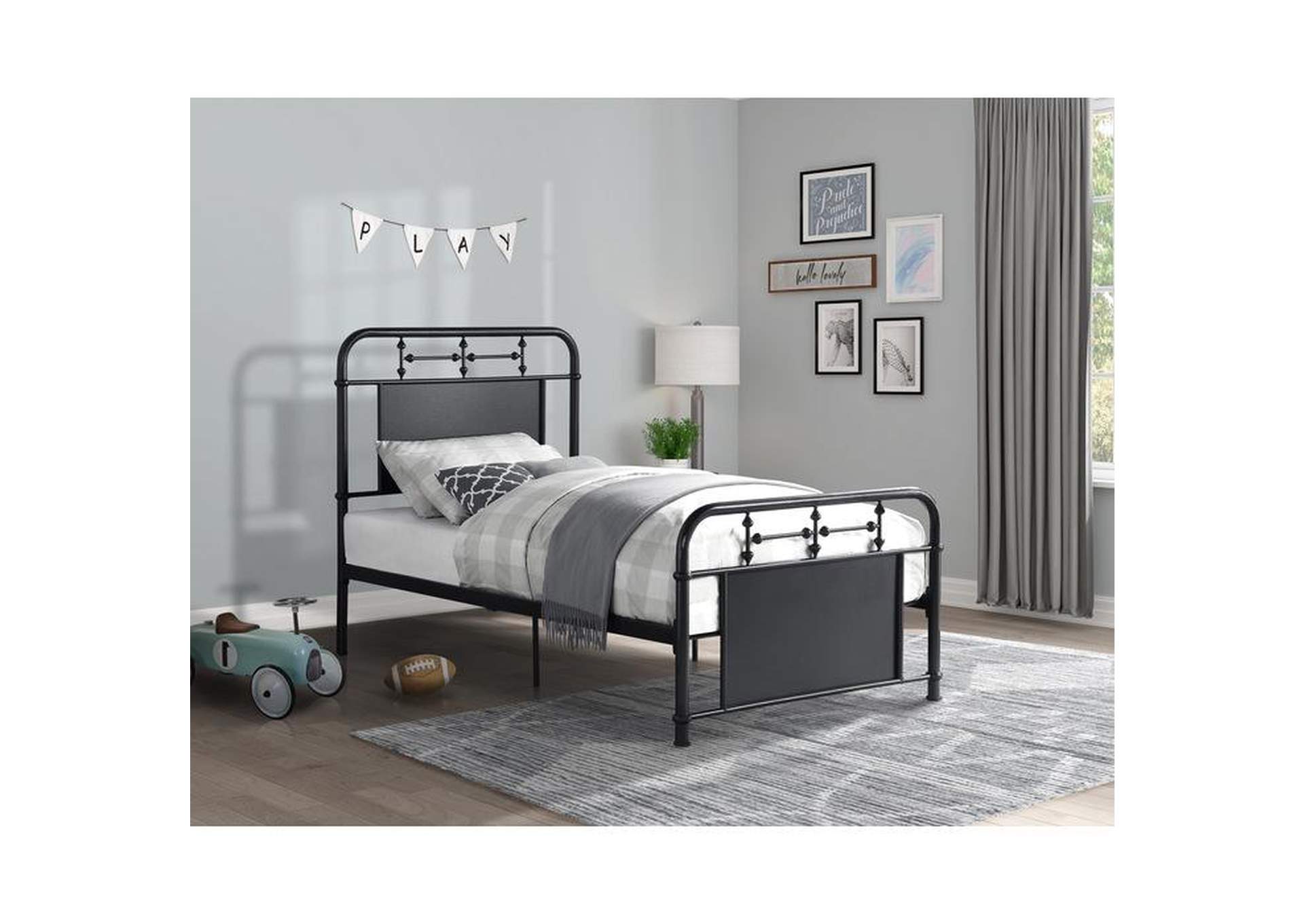 Blanchard Twin Platform Bed,Homelegance