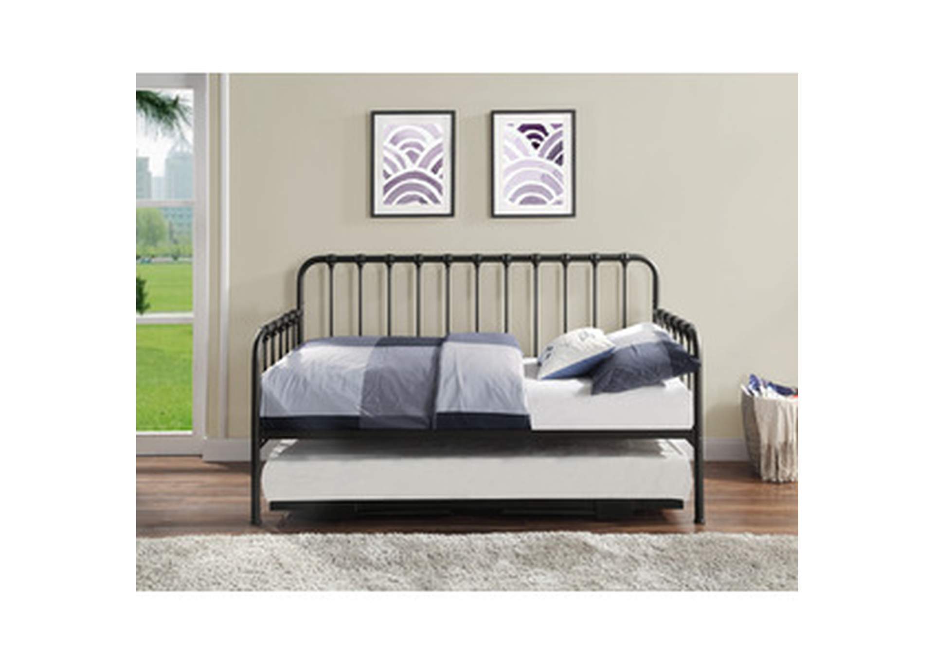 Daybed With Lift-Up Trundle, 3A,Homelegance