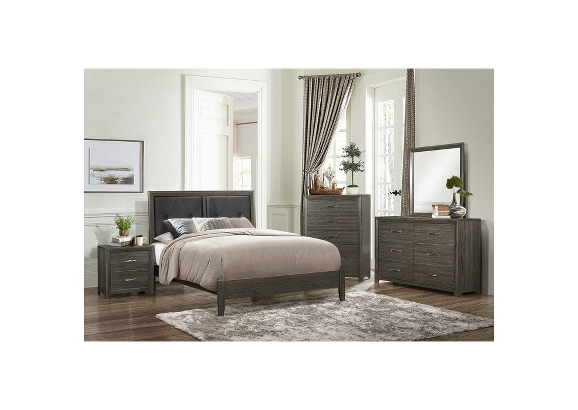 Edina Night Stand,Homelegance