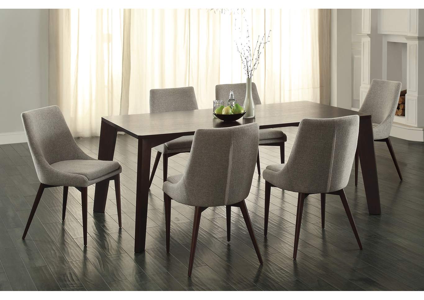 Gray Dining Table,Homelegance