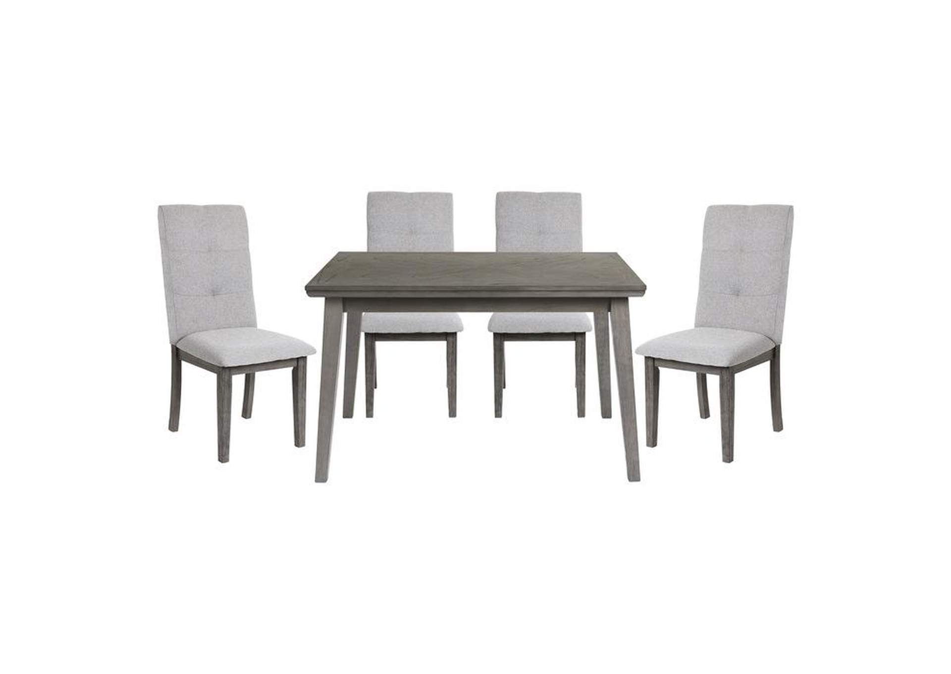 University 5 Piece Dining Set,Homelegance