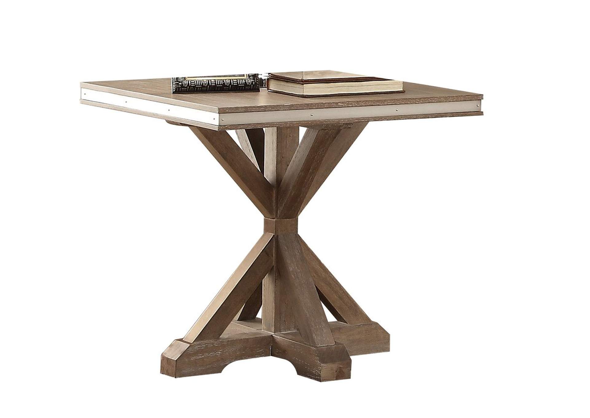 End Table,Oak Vnr,Homelegance