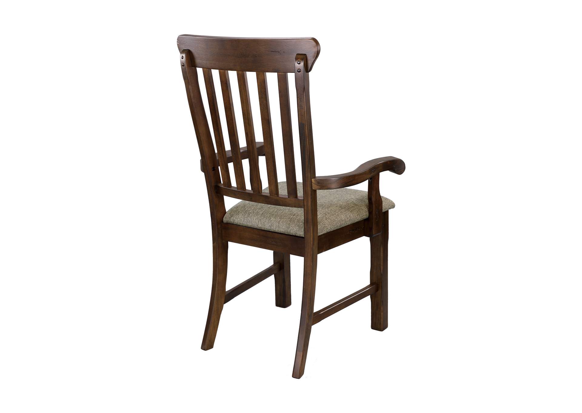 Schleiger Brown Arm Chair [Set of 2],Homelegance