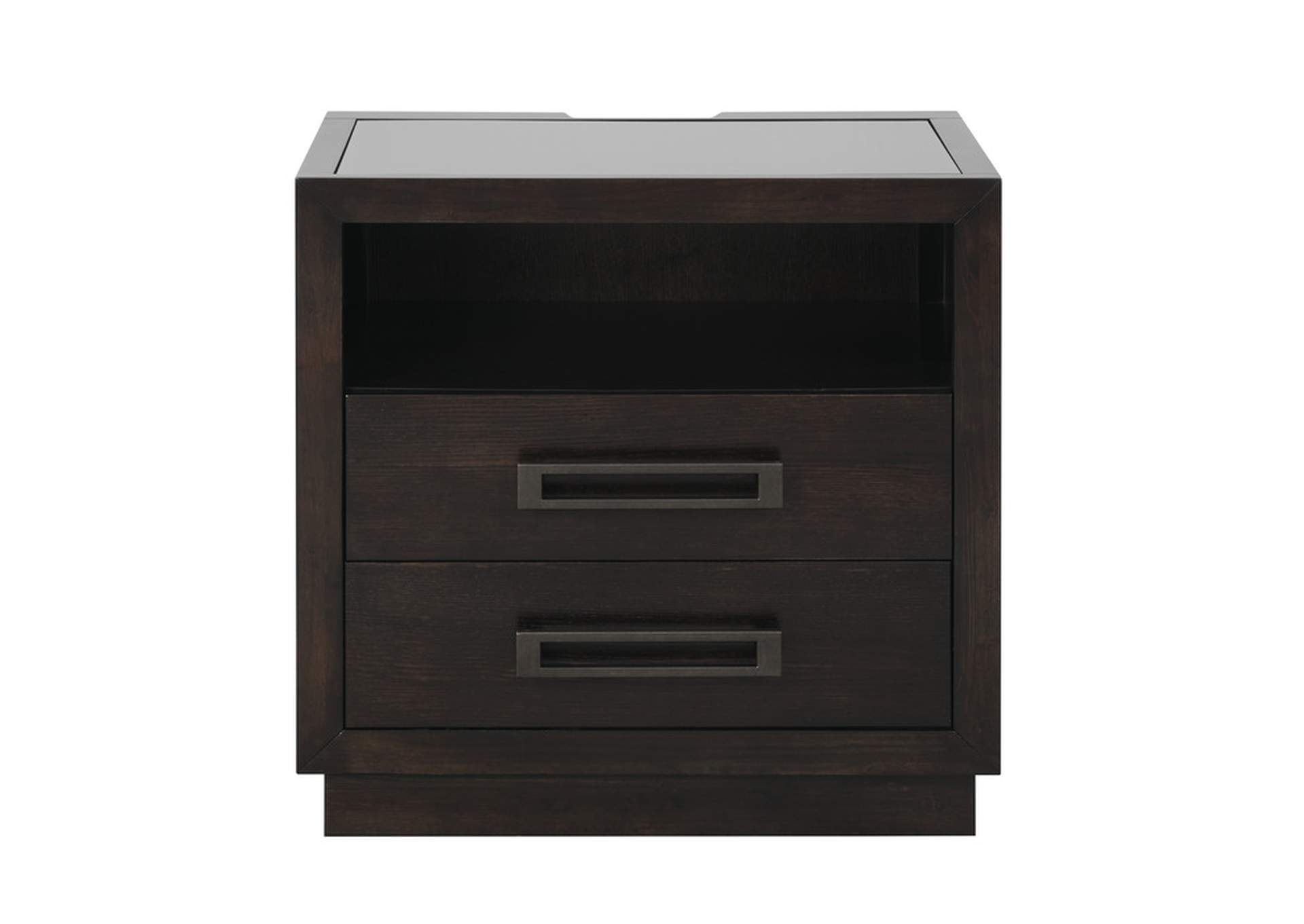 Larchmont Night Stand, LED Lighting,Homelegance