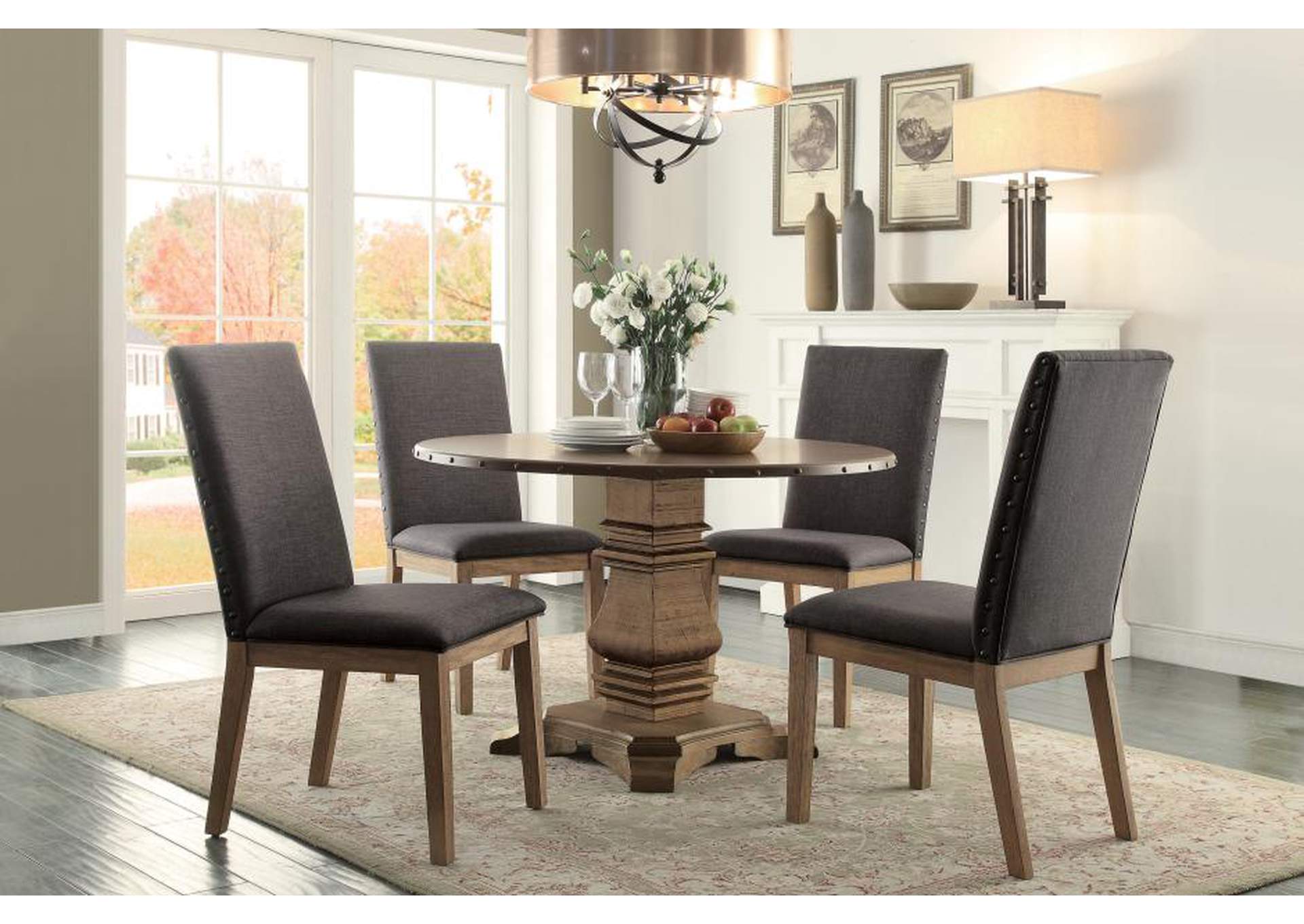 Anna Claire Round Dining Table,Homelegance