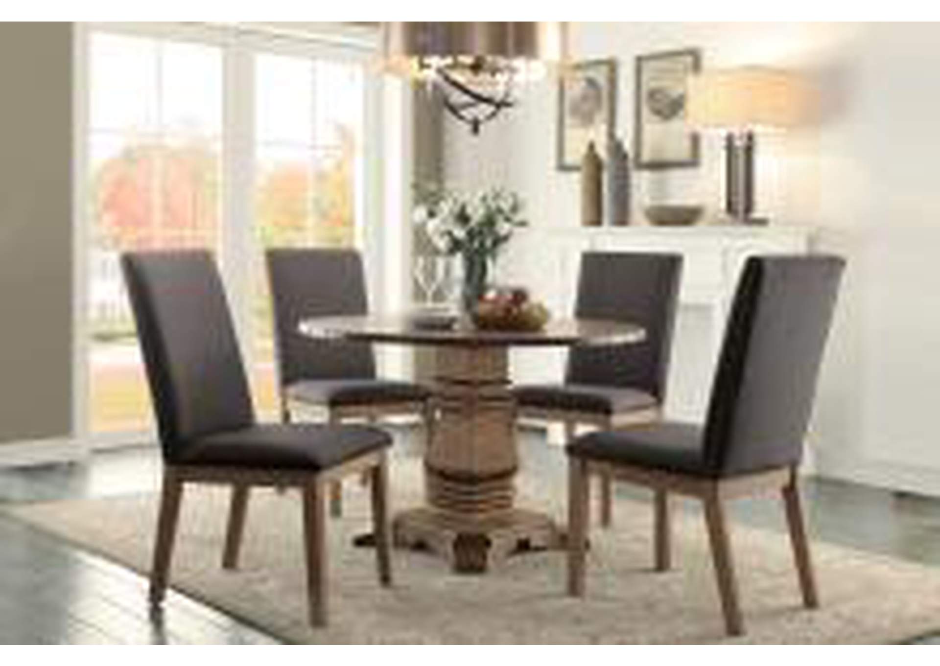 Anna Claire Round Dining Table,Homelegance
