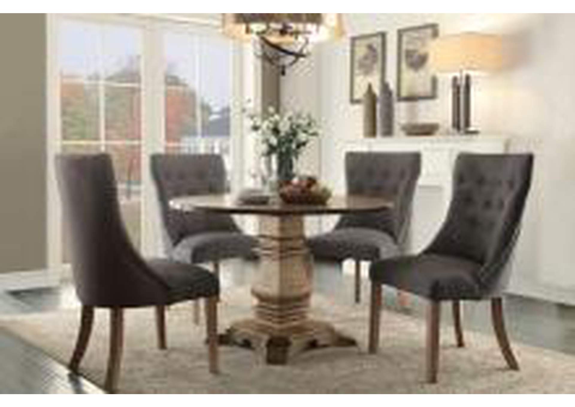 Anna Claire Round Dining Table,Homelegance