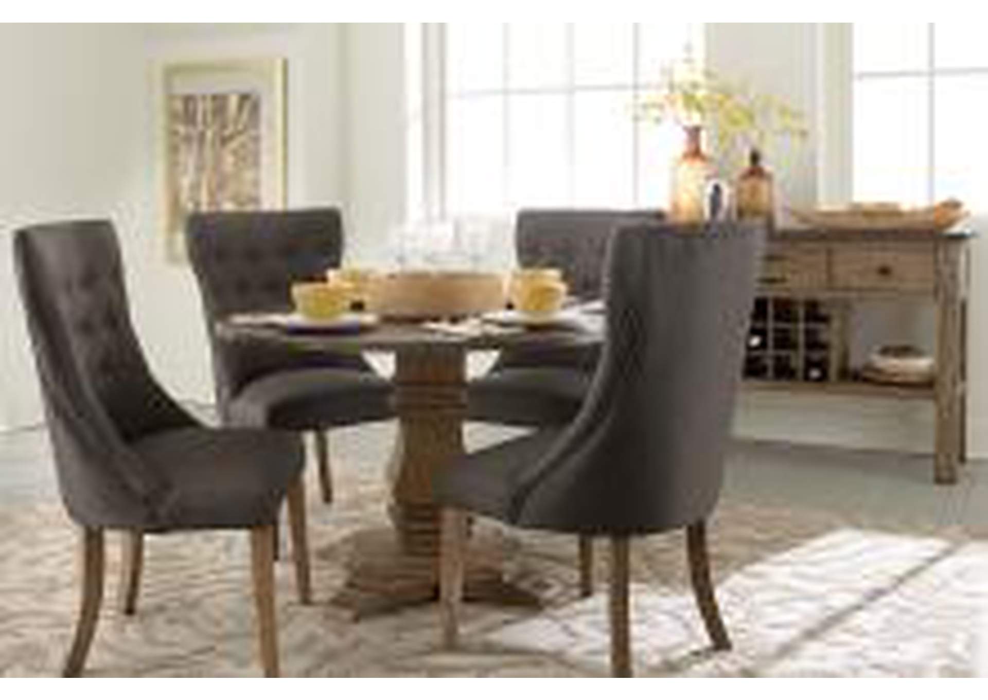 Anna Claire Round Dining Table,Homelegance