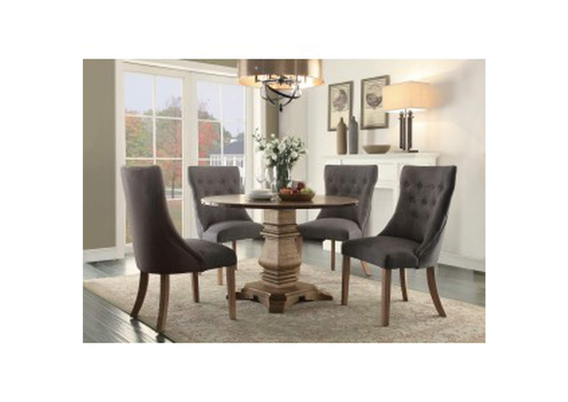 Anna Claire Round Dining Table,Homelegance