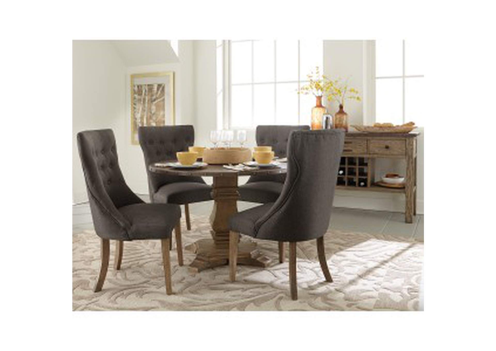 Anna Claire Round Dining Table,Homelegance