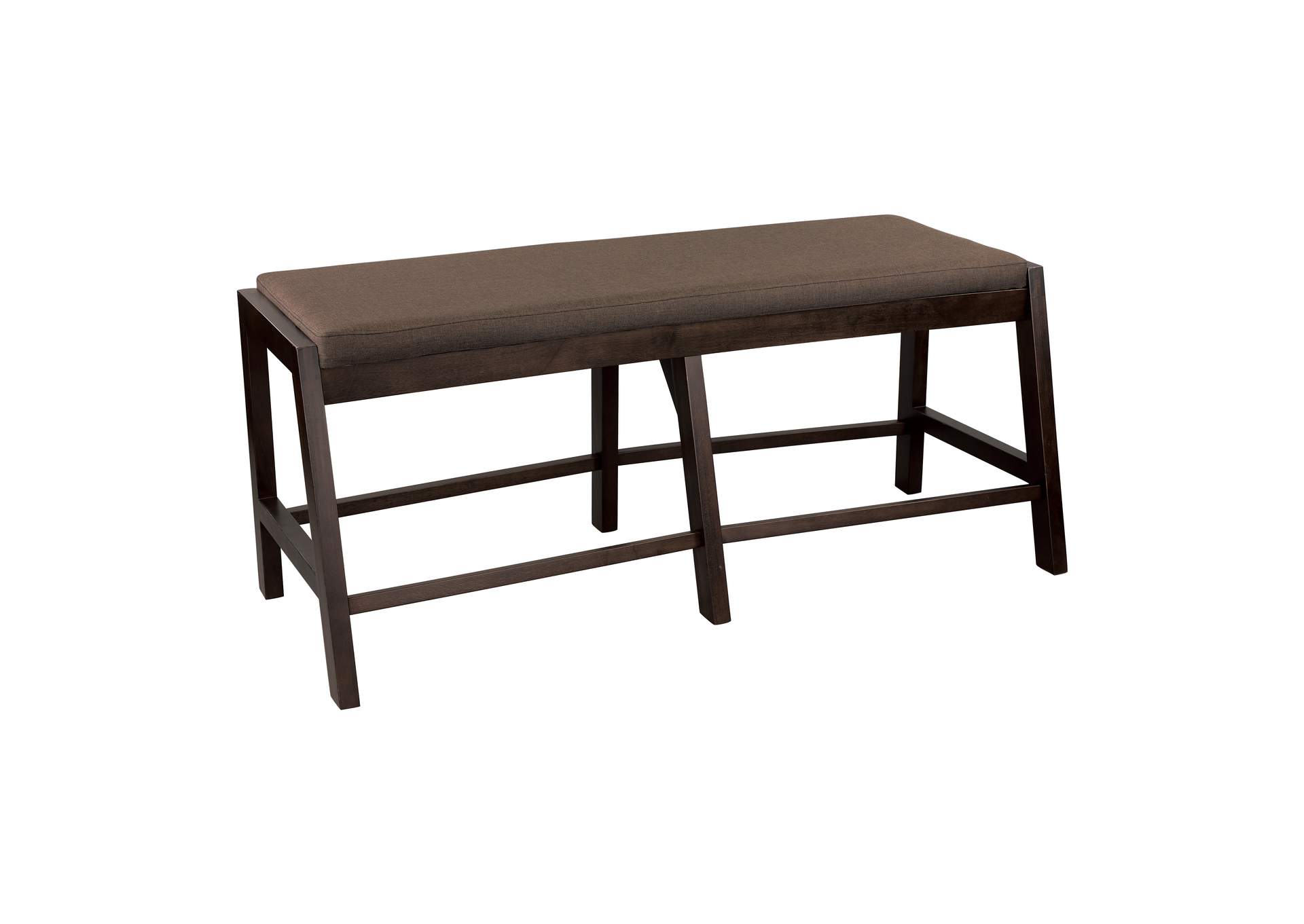 Brown Counter Height Bench,Homelegance
