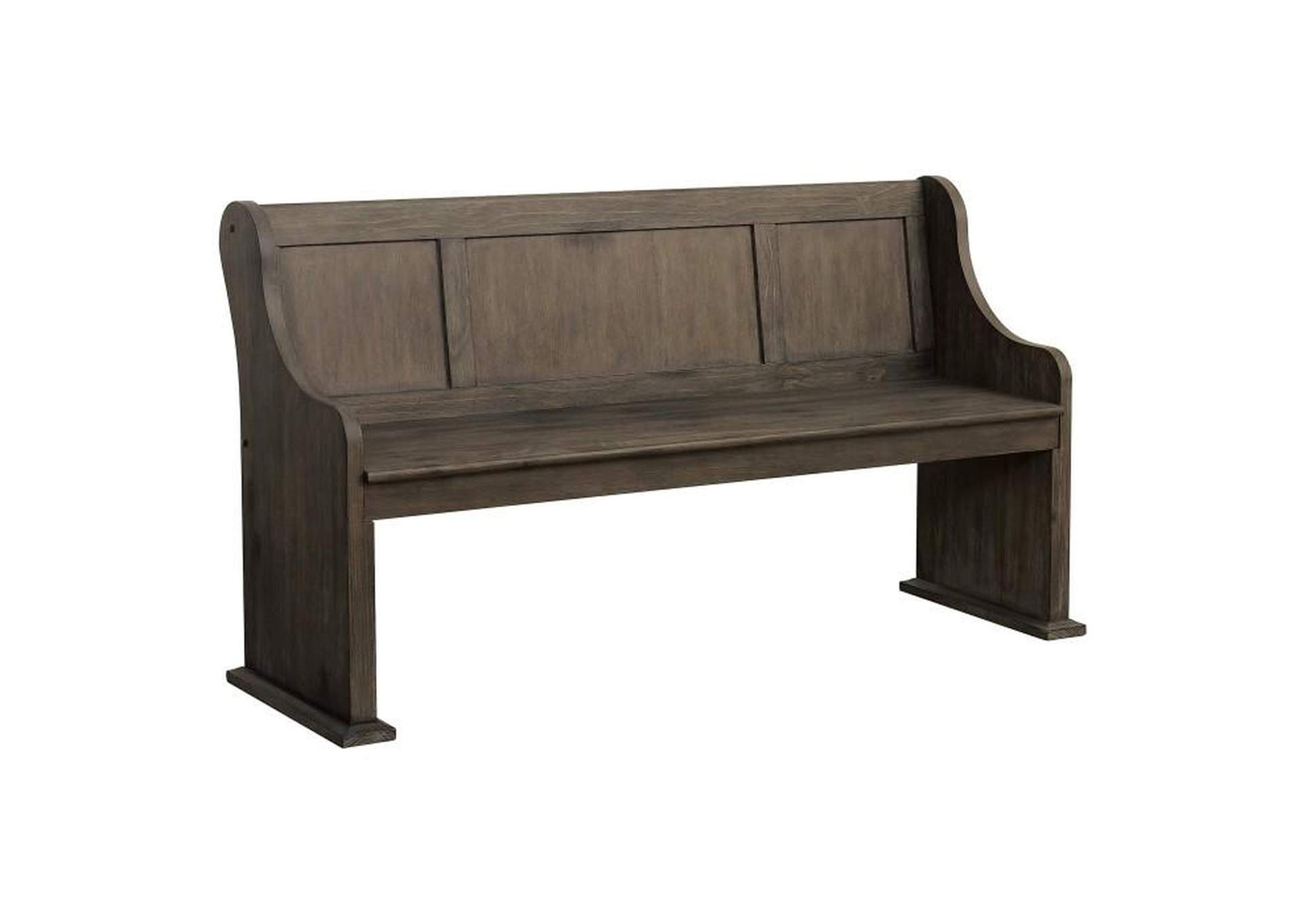 Toulon Bench With Curved Arms,Homelegance