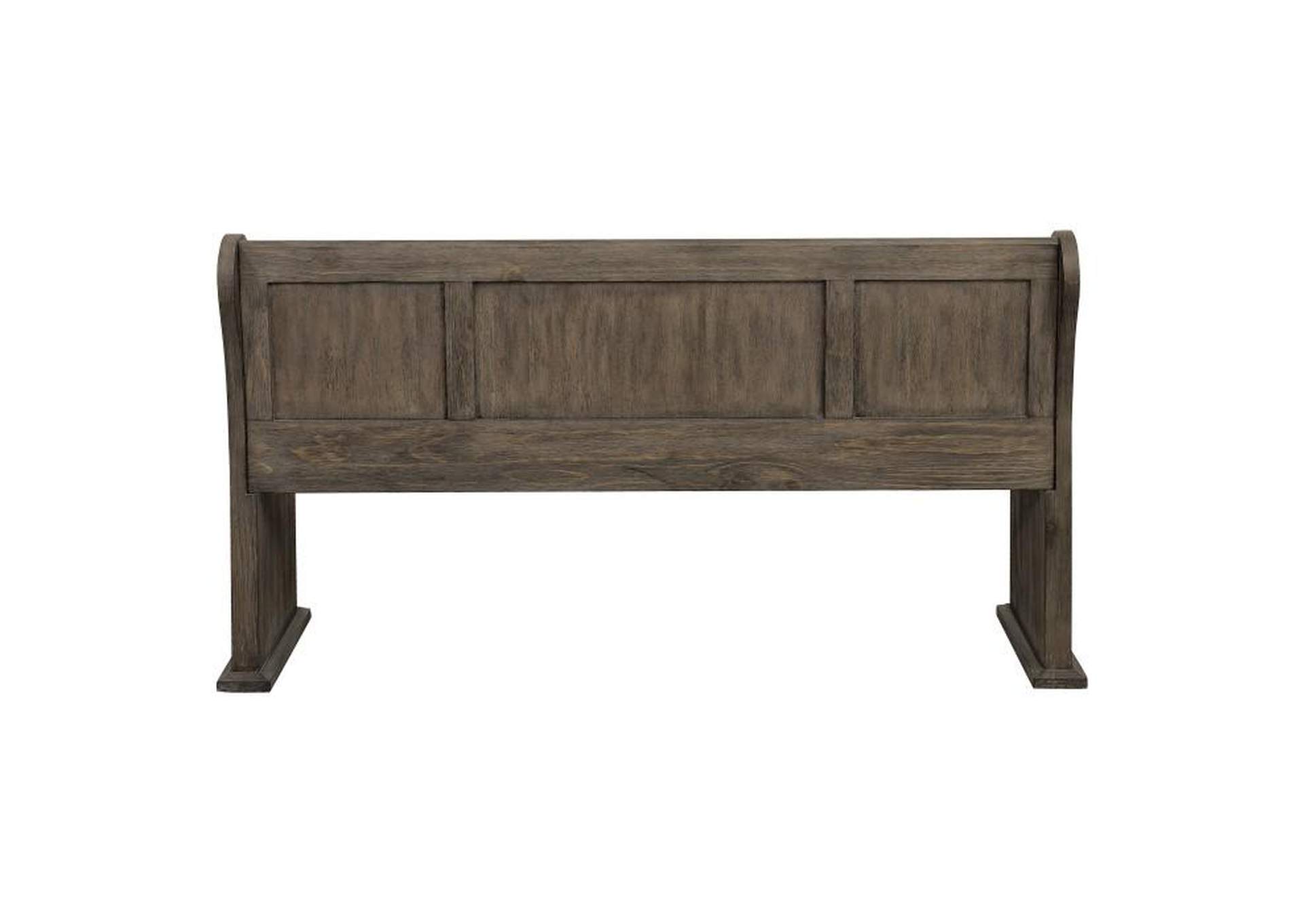 Toulon Bench With Curved Arms,Homelegance