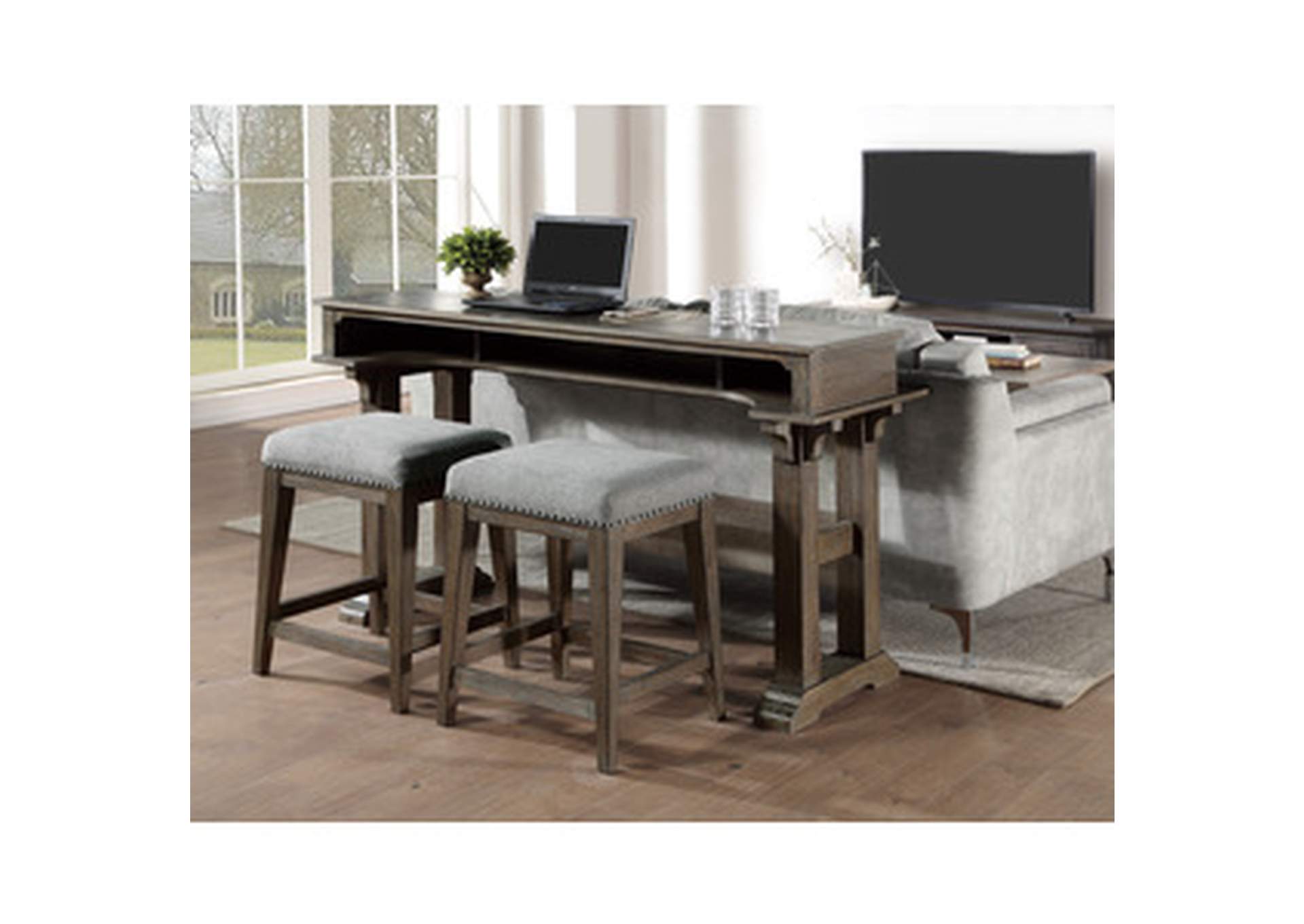 Sarasota Console Counter Height Table,Homelegance