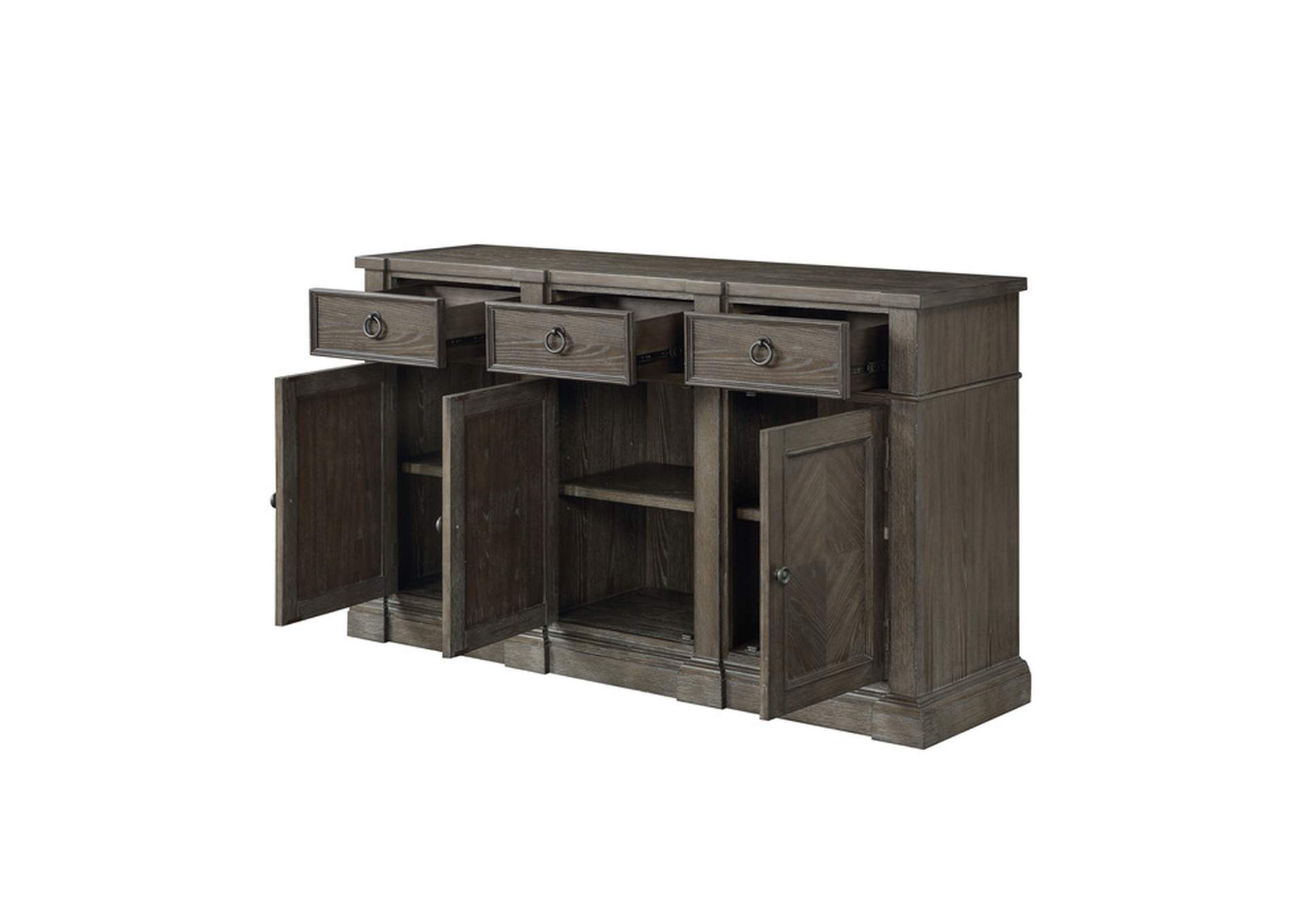 Sarasota Server with 3 Drawers and 3 Doors,Homelegance