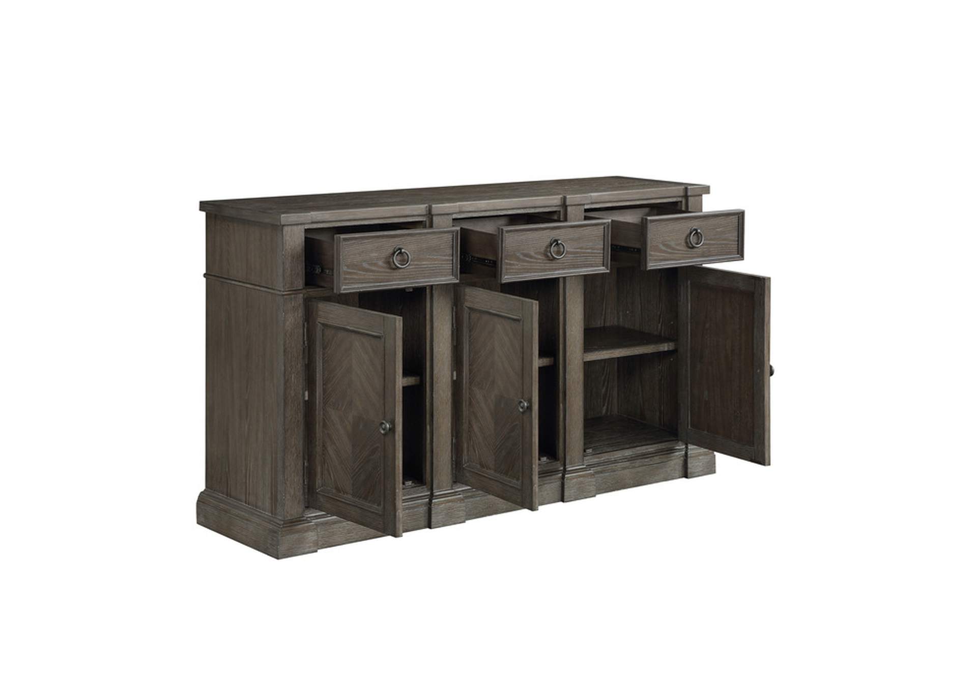 Sarasota Server with 3 Drawers and 3 Doors,Homelegance