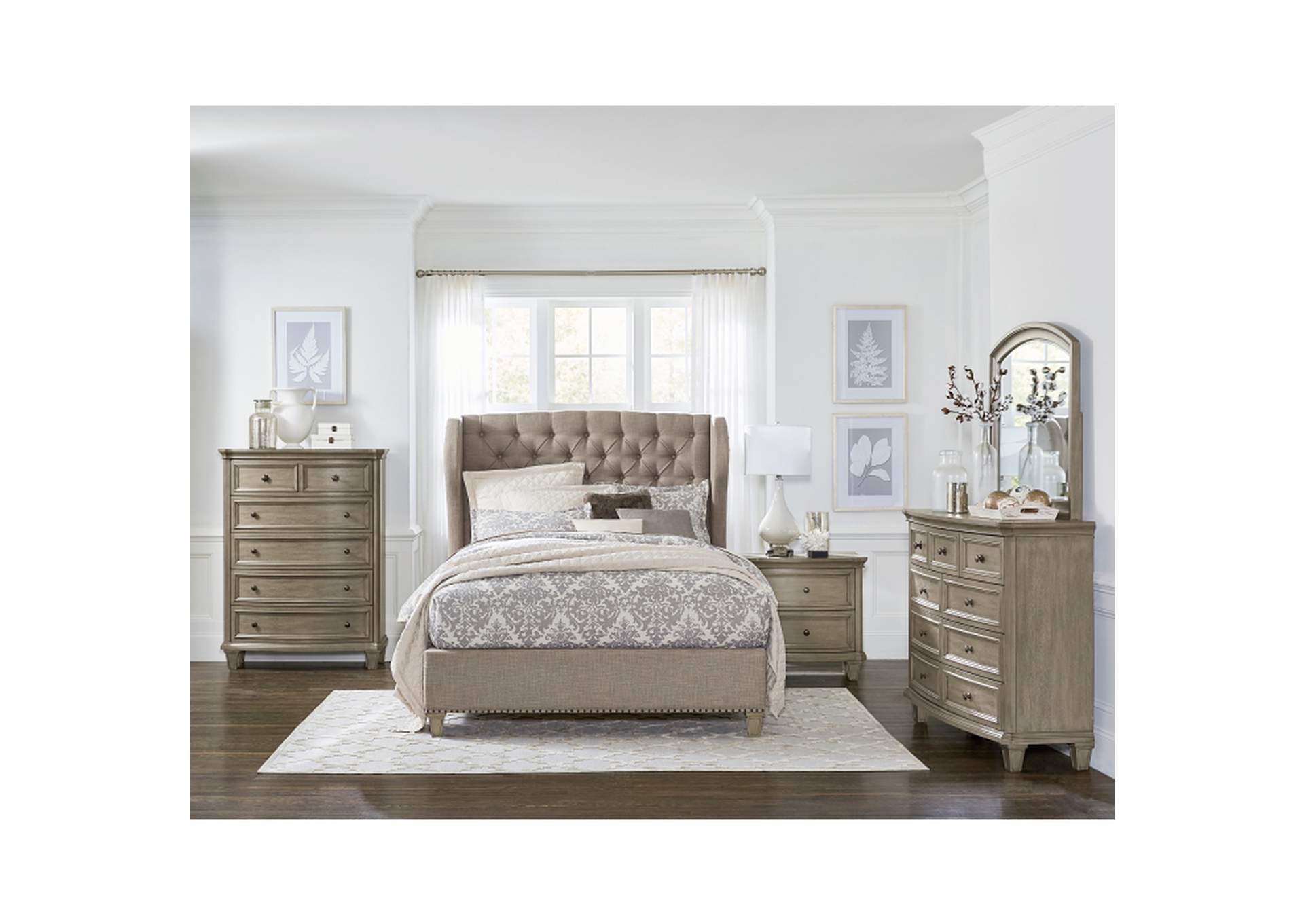 Vermillion Dresser,Homelegance