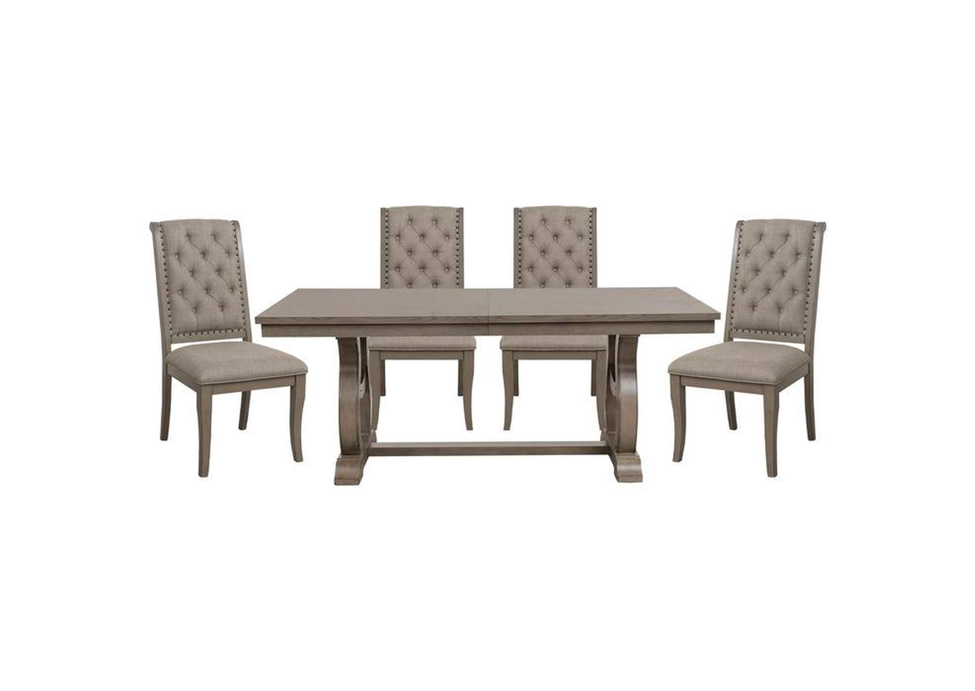 Vermillion 5 Piece Dining Set,Homelegance
