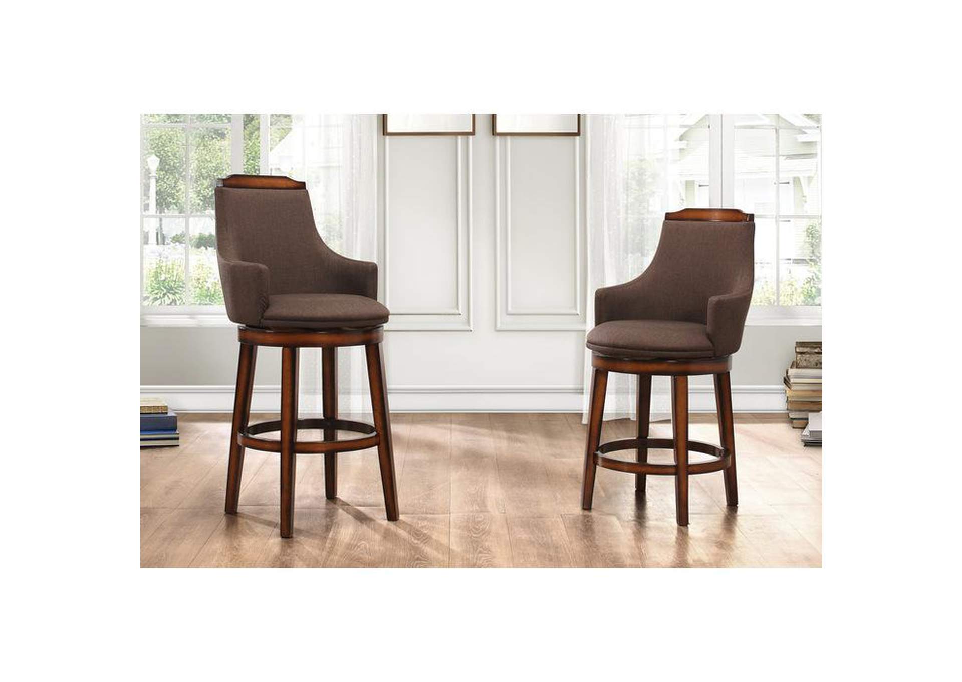 Bayshore Swivel Counter Height Chair,Homelegance