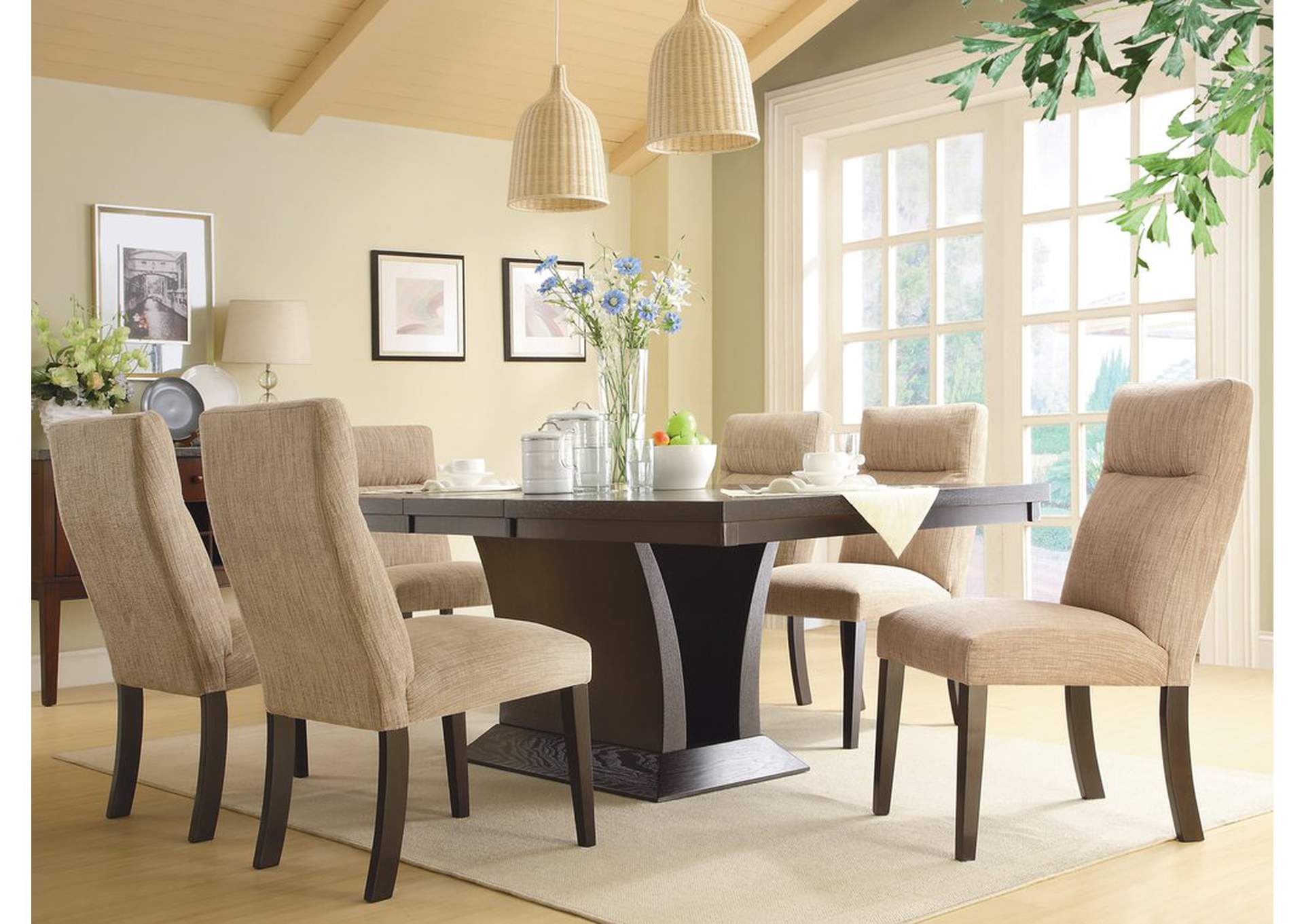 Side Chair; Fabric Upholstered,Homelegance