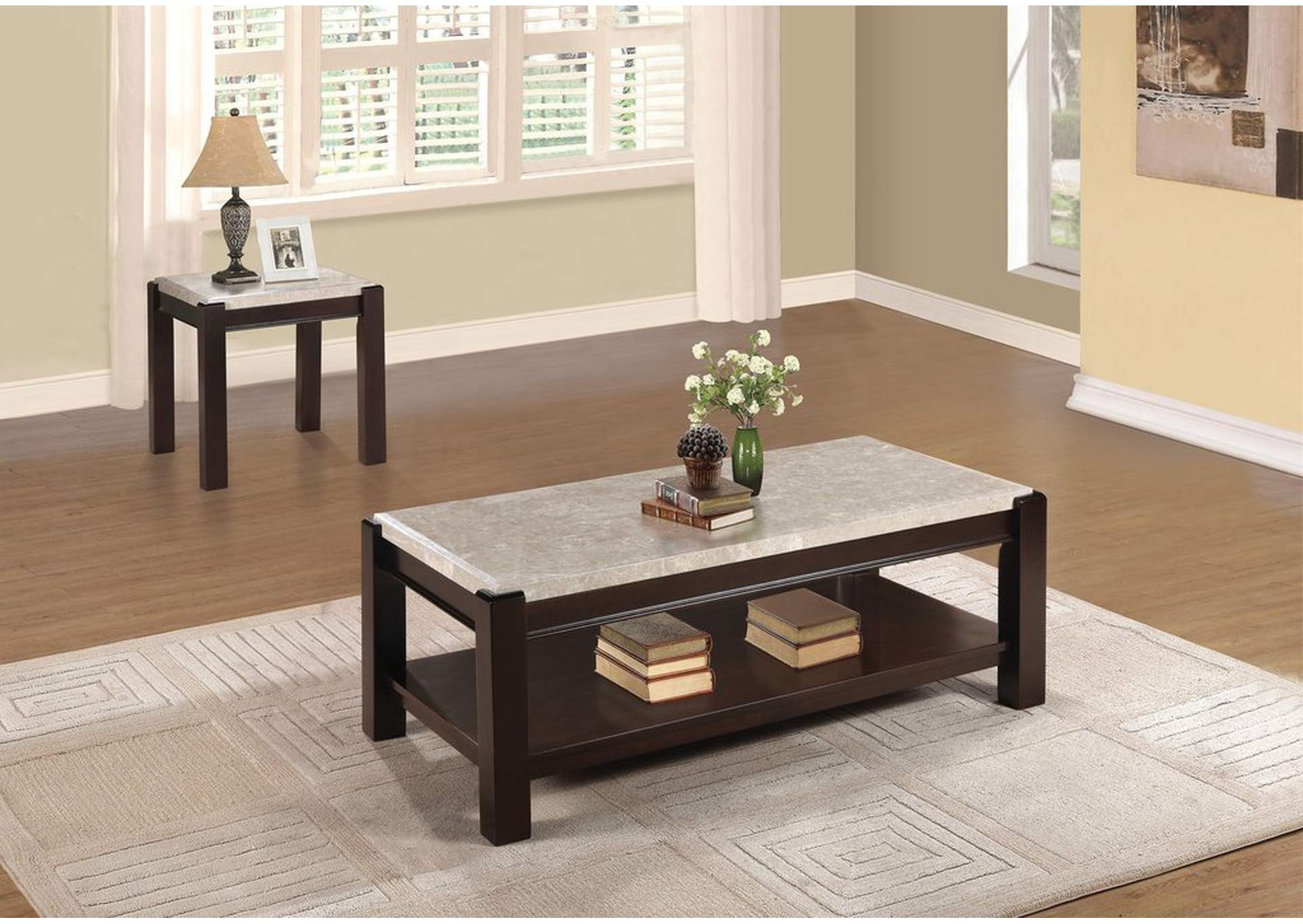 End Table, Marble Top, D. Chry,Homelegance