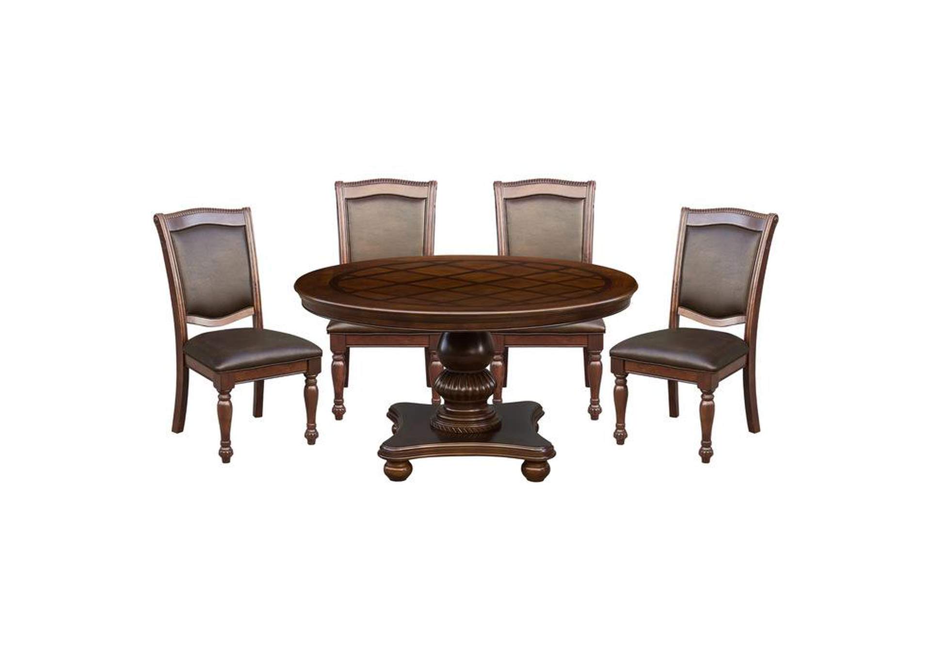 Lordsburg 5 Piece Dining Set,Homelegance
