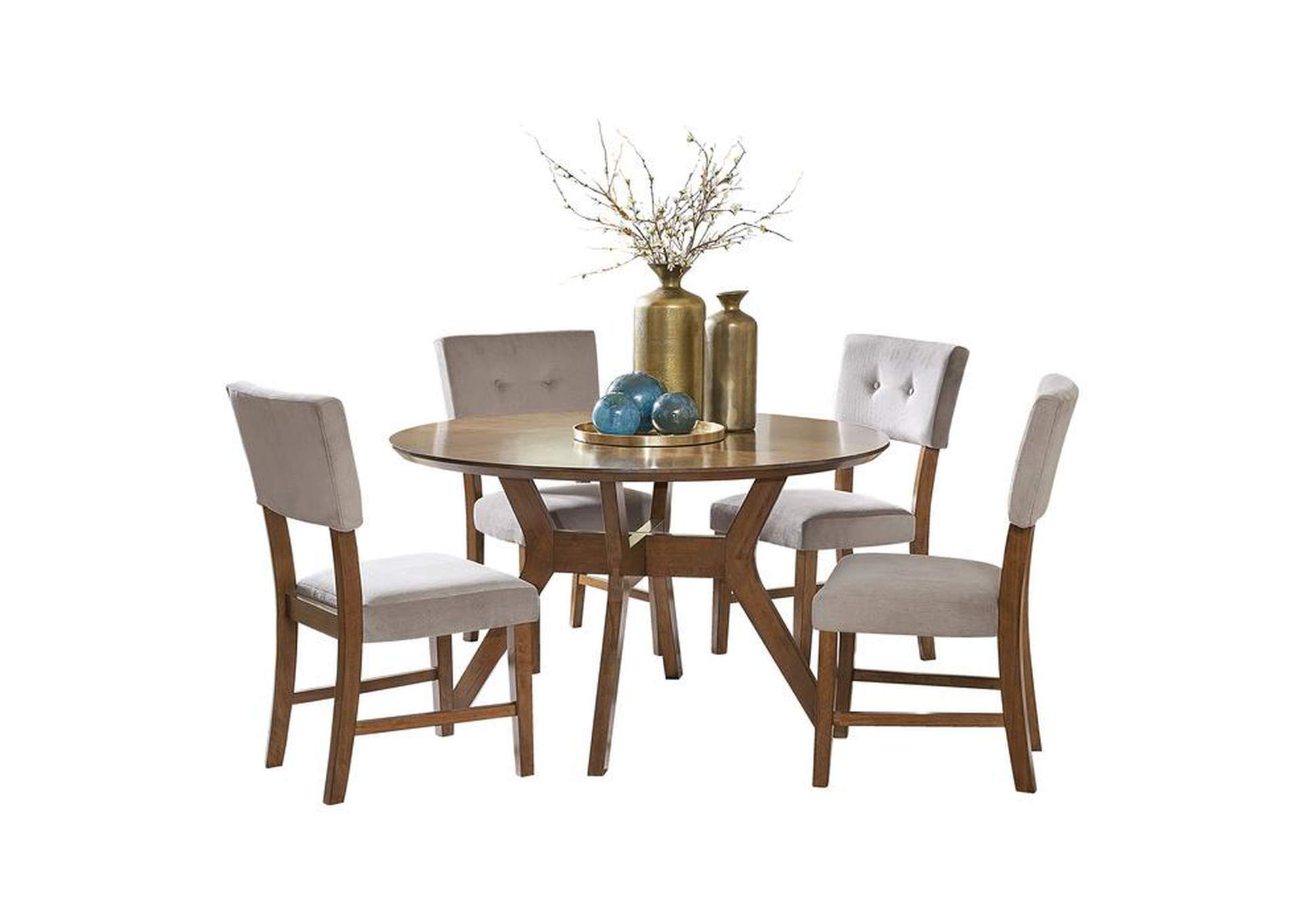 Edam 5 Piece Dining Set,Homelegance
