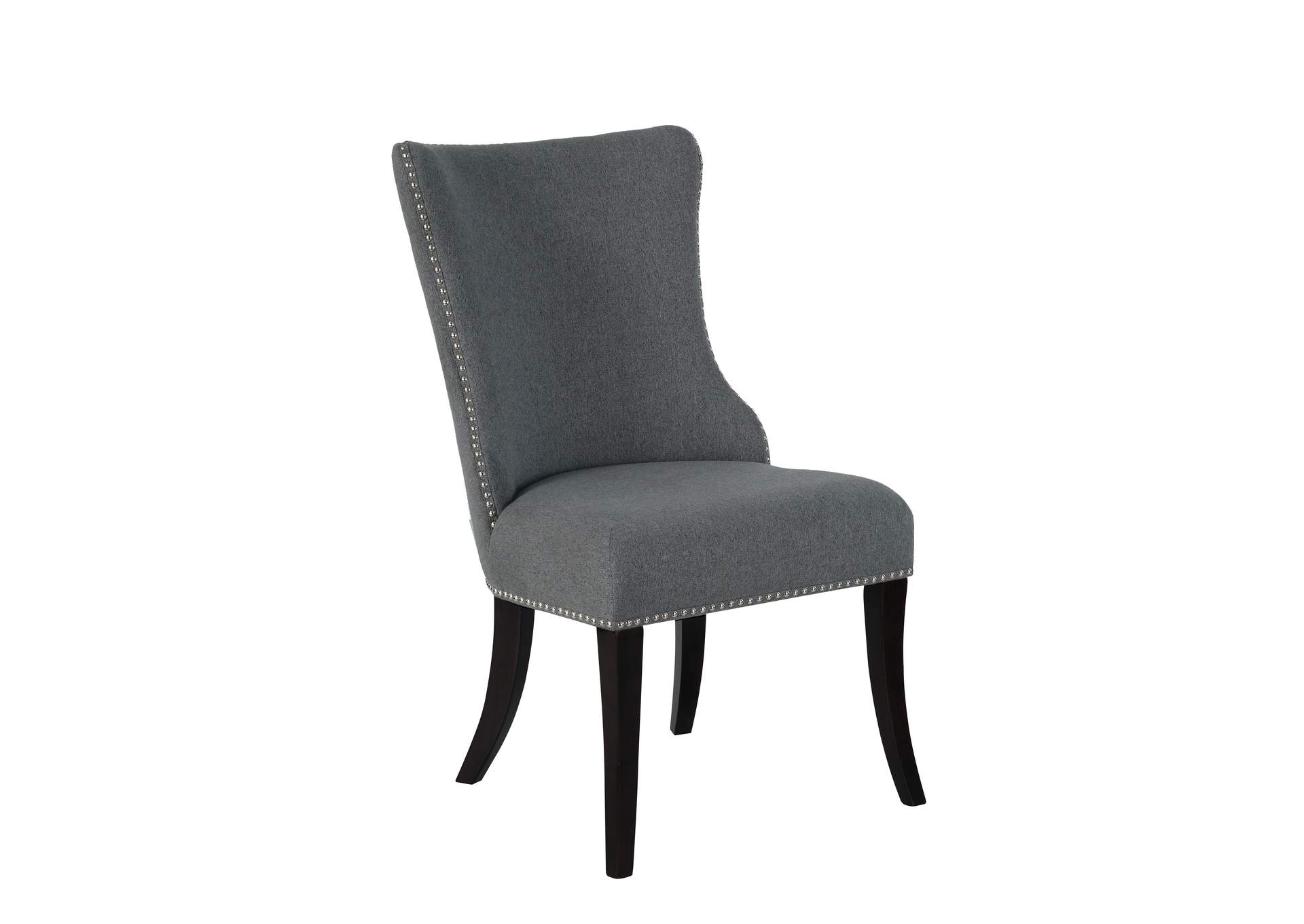 Gray Side Chair [Set of 2],Homelegance