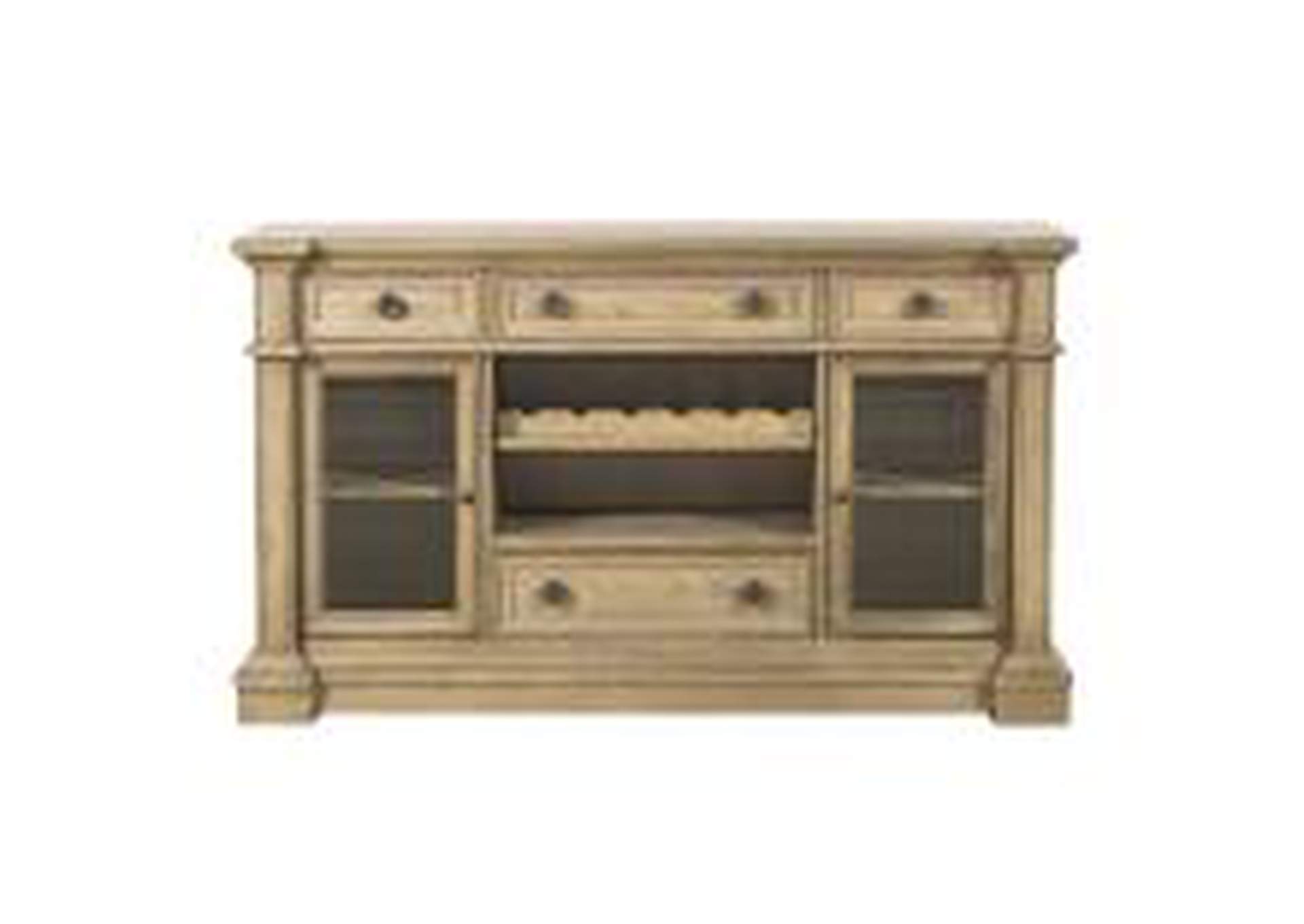 Server With Glass Door,Homelegance