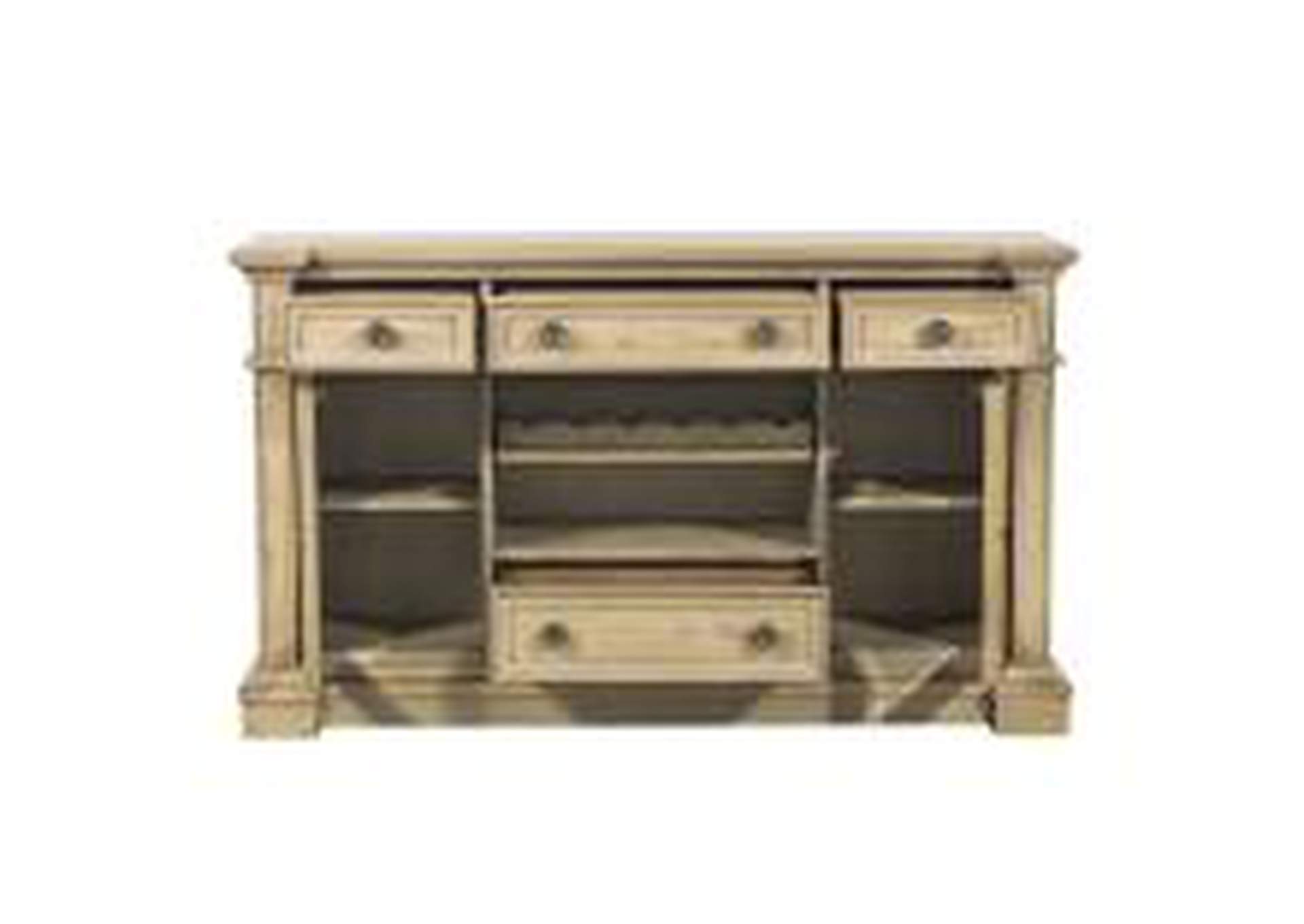 Server With Glass Door,Homelegance