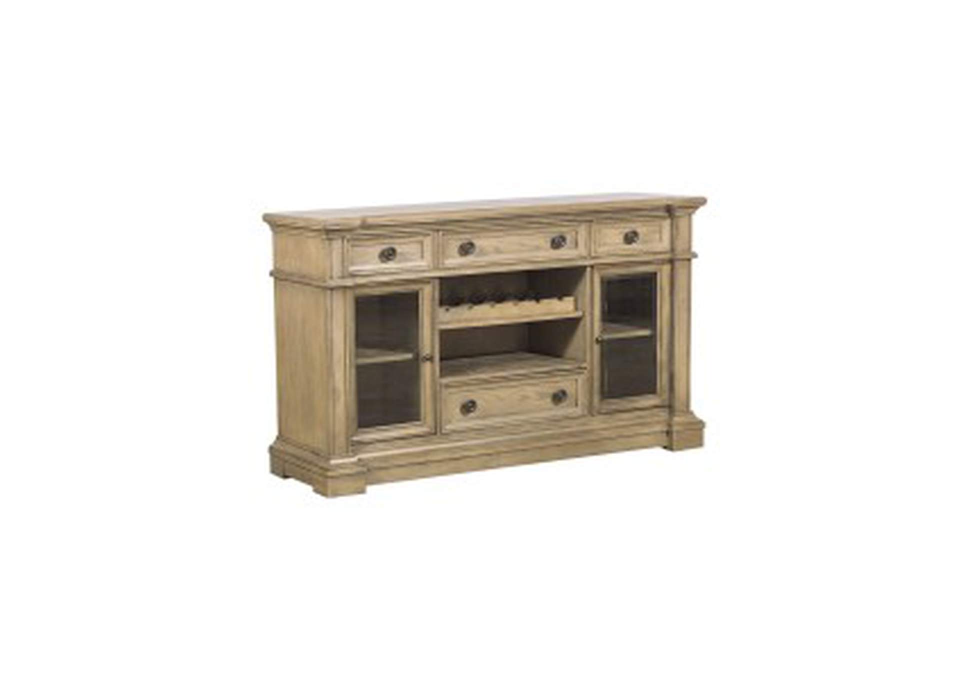 Server With Glass Door,Homelegance