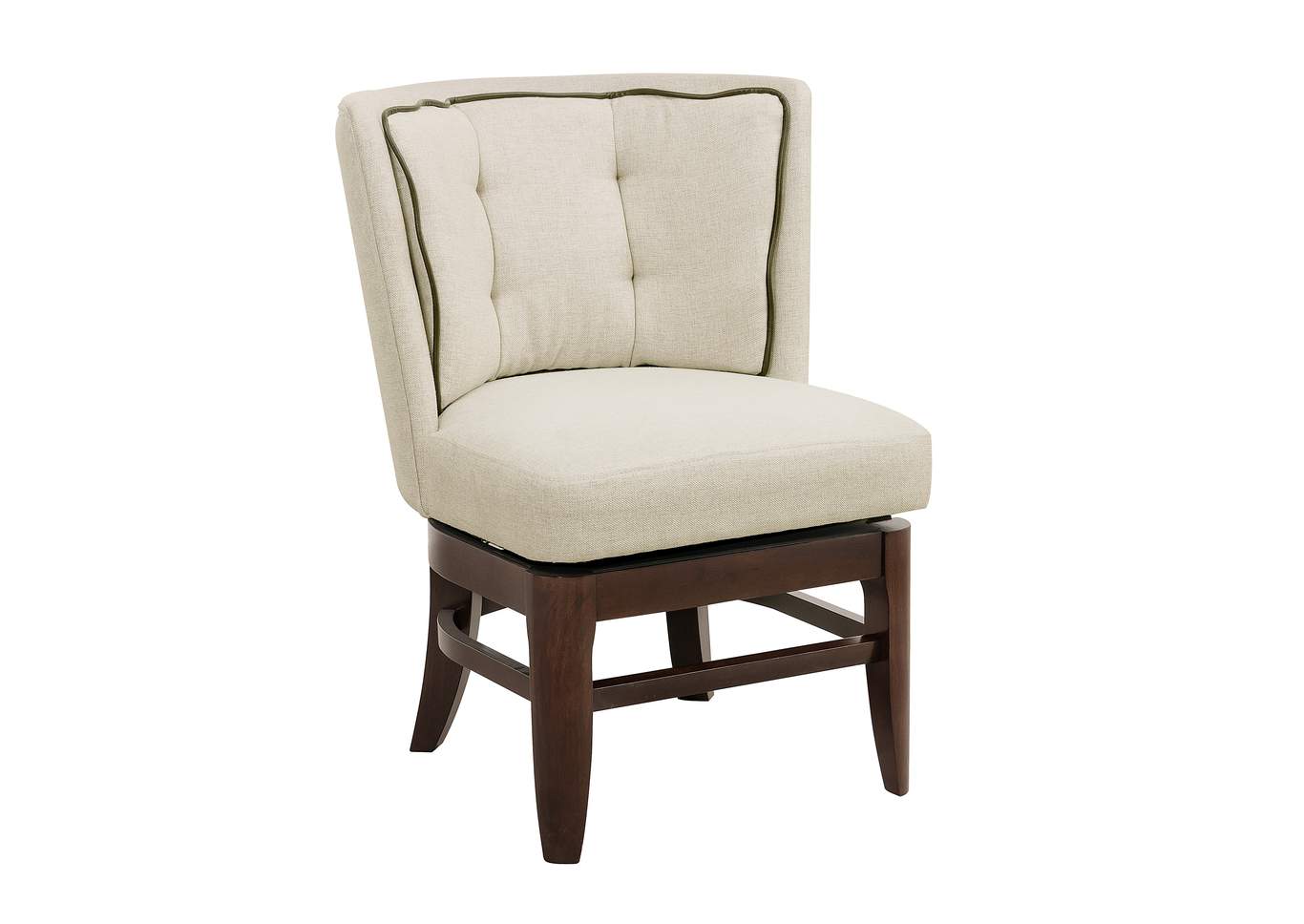 Linen Swivel Chair [Set of 2],Homelegance